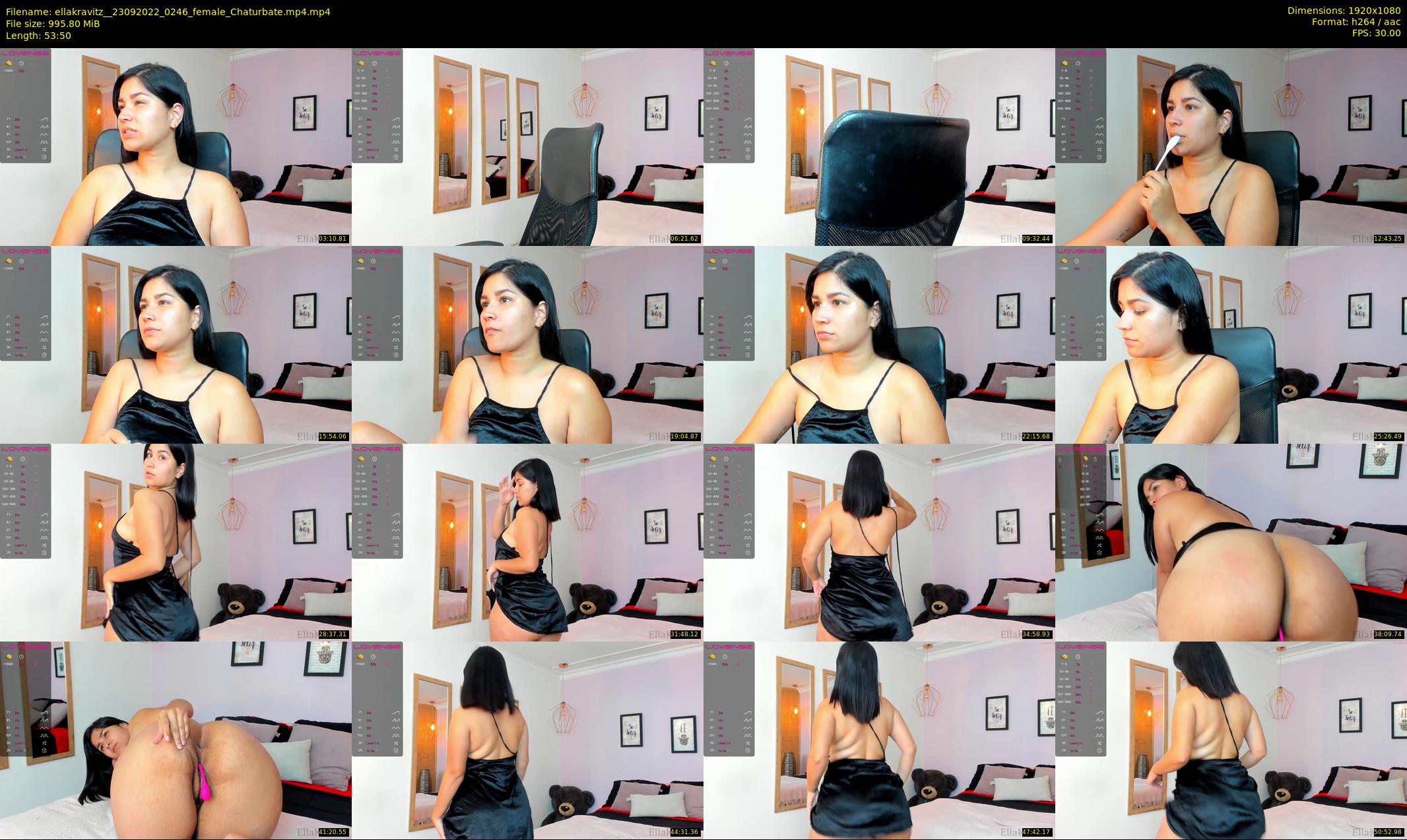 ellakravitz_ — 54 minute Chaturbate female cam show recording, 1080p, Sep 23, 2022