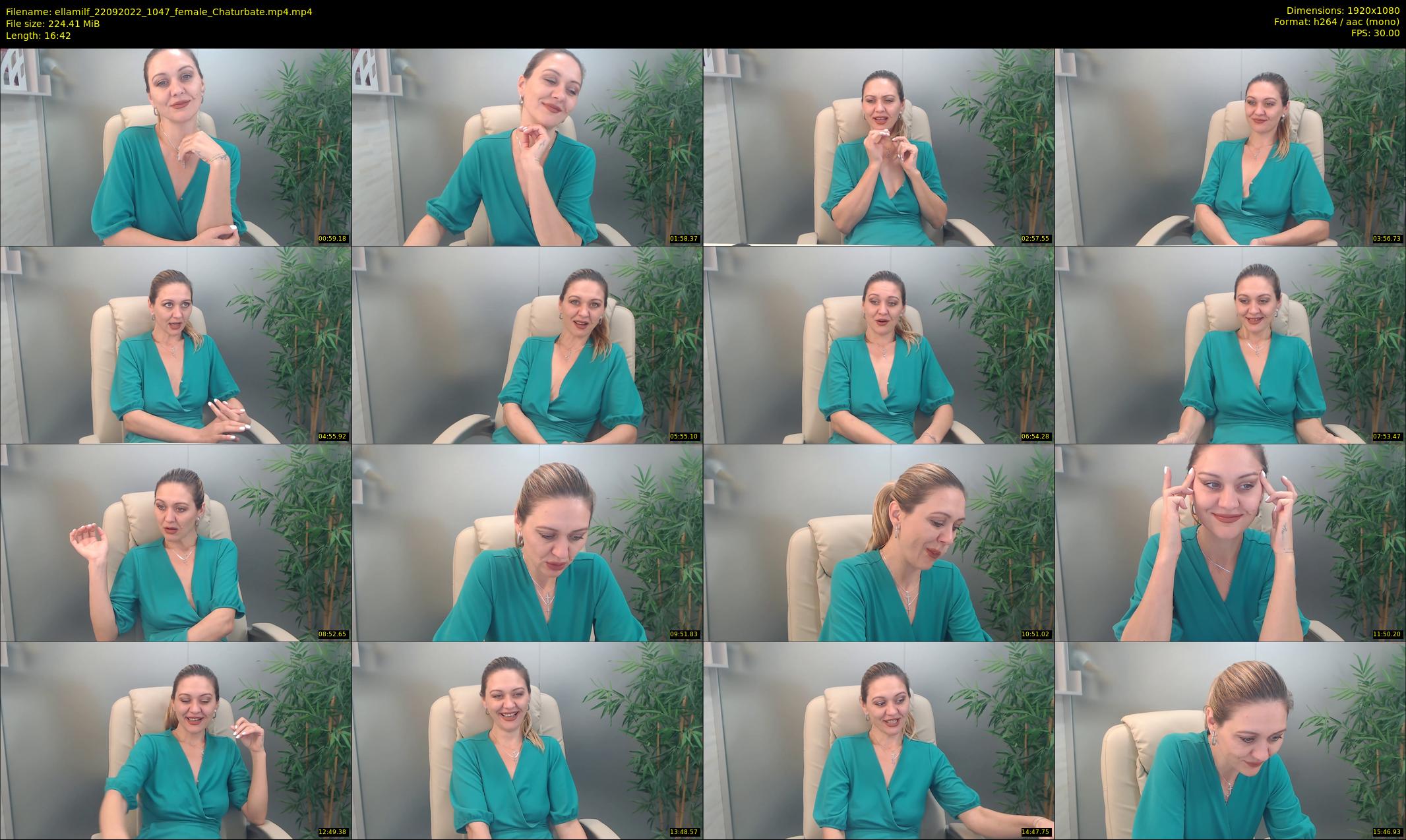 ellamilf — 17 minute Chaturbate female cam show recording, 1080p, Sep 22, 2022