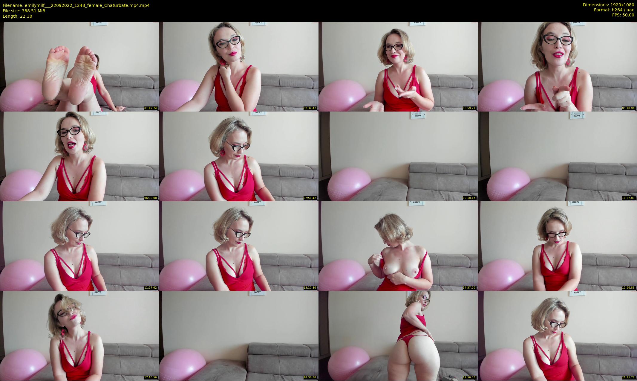 emilymilf__ — 23 minute Chaturbate female cam show recording, 1080p, Sep 22, 2022