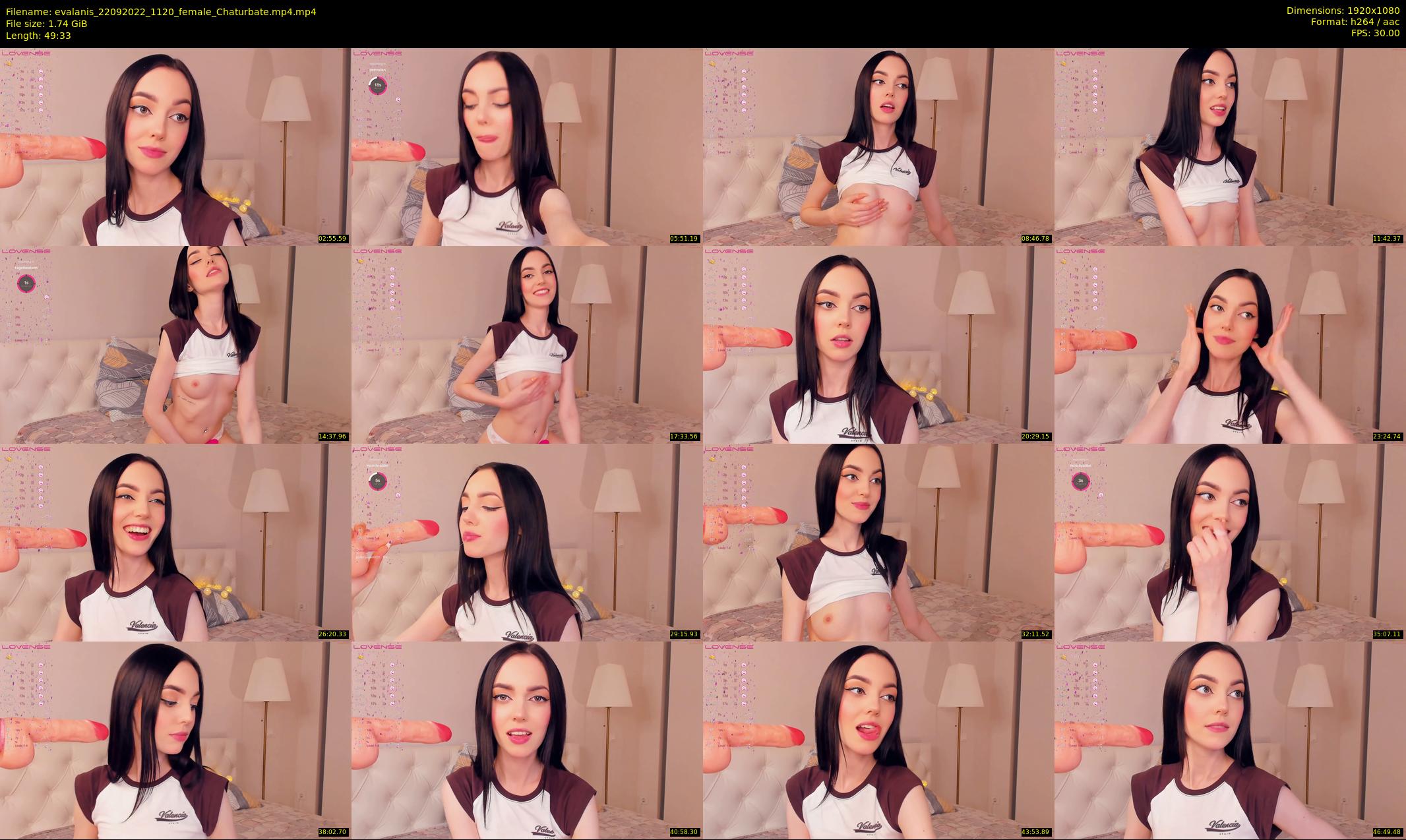 evalanis — 50 minute Chaturbate couple cam show recording, 1080p, Sep 22, 2022