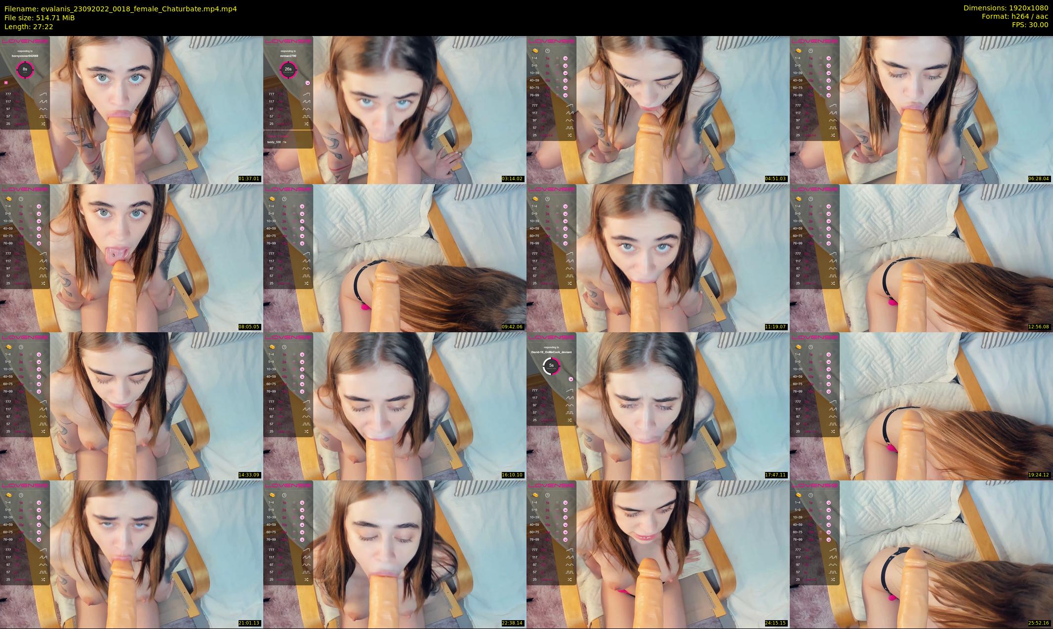 evalanis — 28 minute Chaturbate couple cam show recording, 1080p, Sep 23, 2022