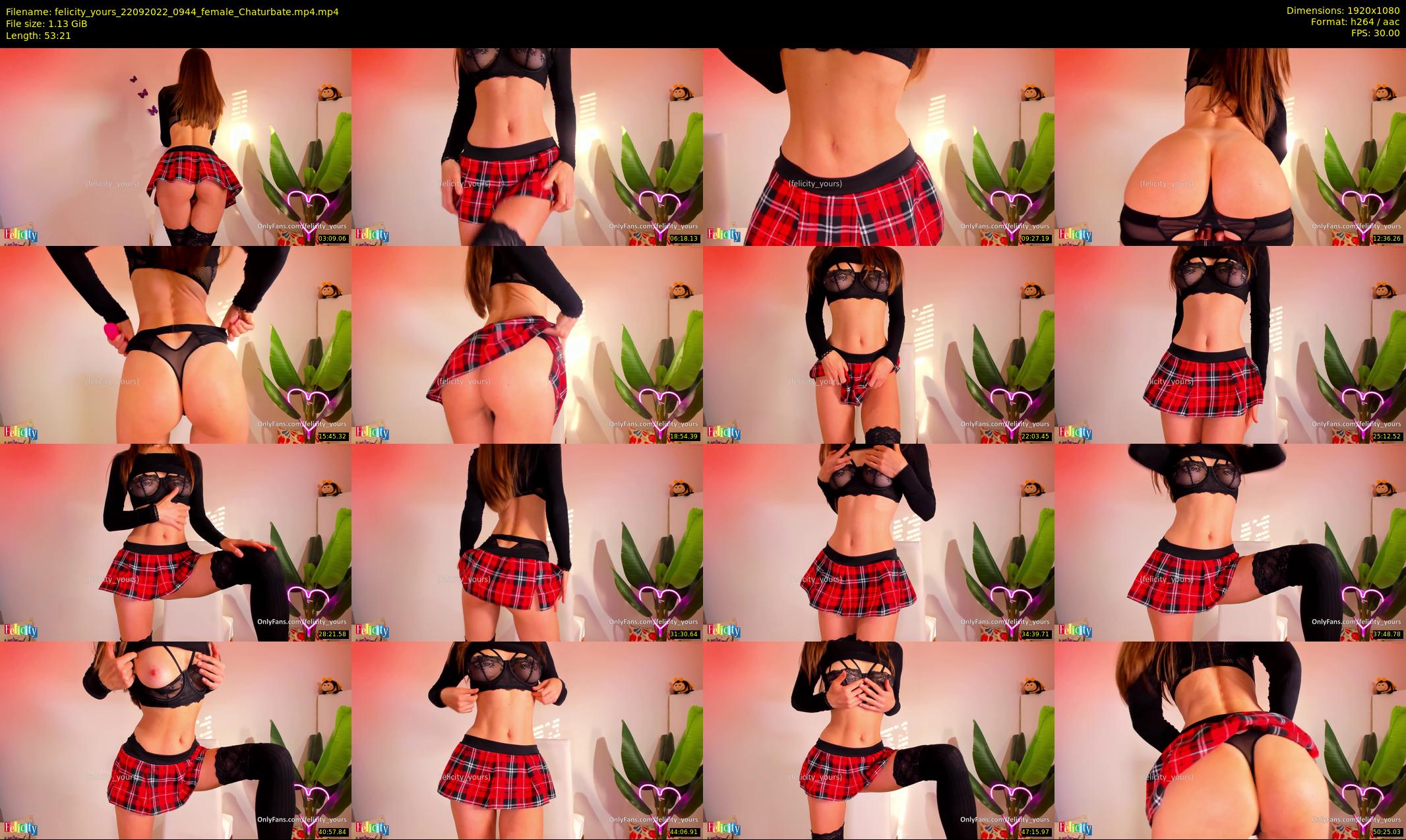 felicity_yours — 54 minute Chaturbate female cam show recording, 1080p, Sep 22, 2022