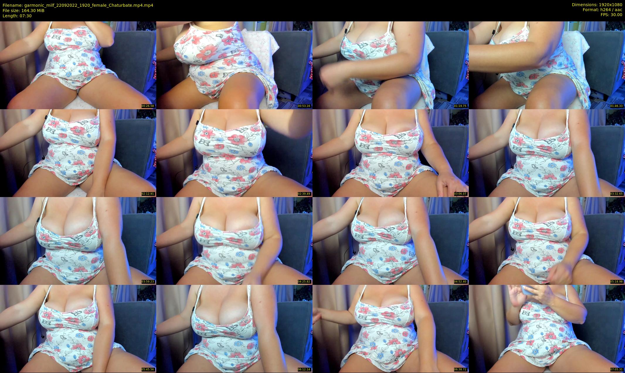 garmonic_milf — 8 minute Chaturbate female cam show recording, 1080p, Sep 22, 2022