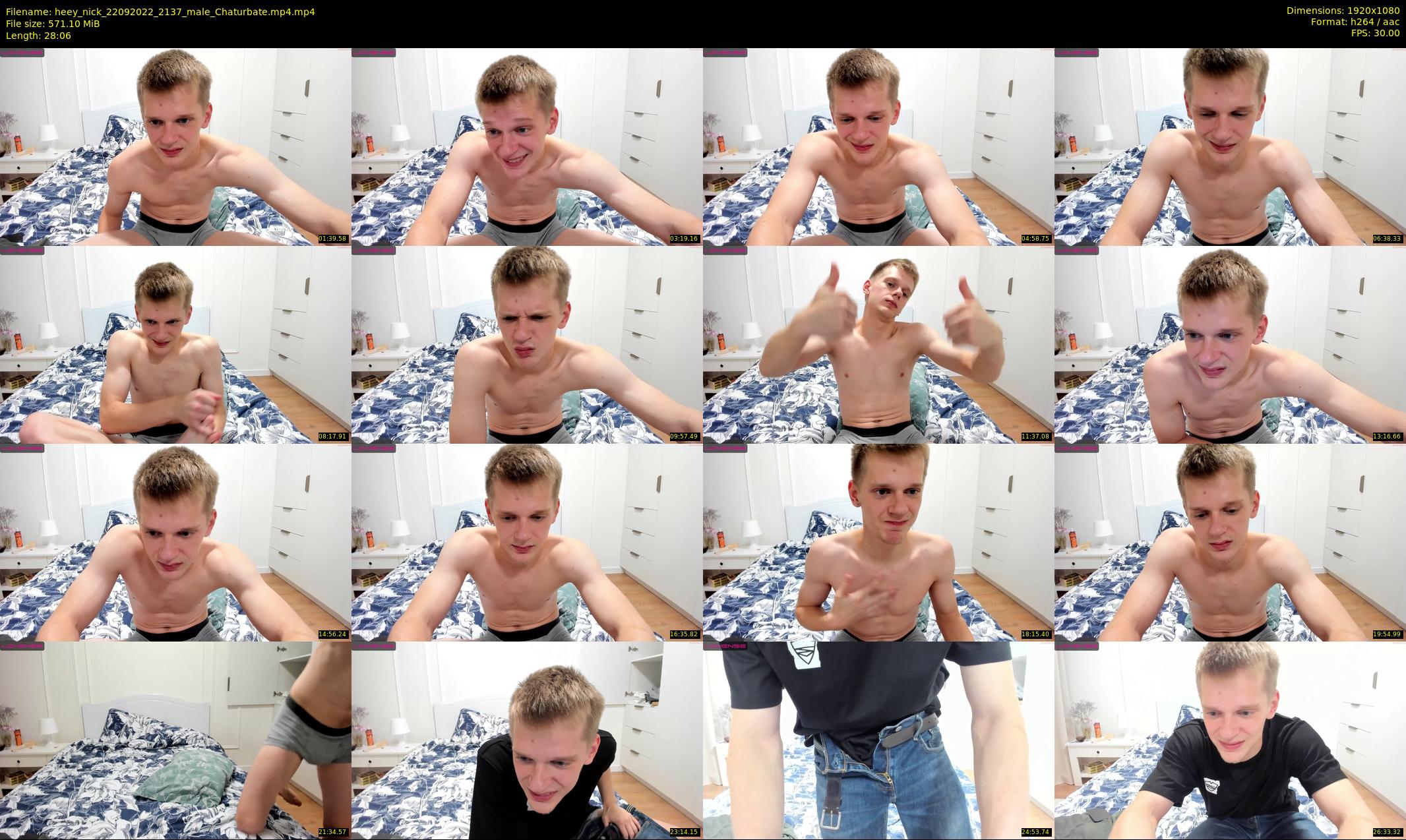 heey_nick — 29 minute Chaturbate male cam show recording, 1080p, Sep 22, 2022