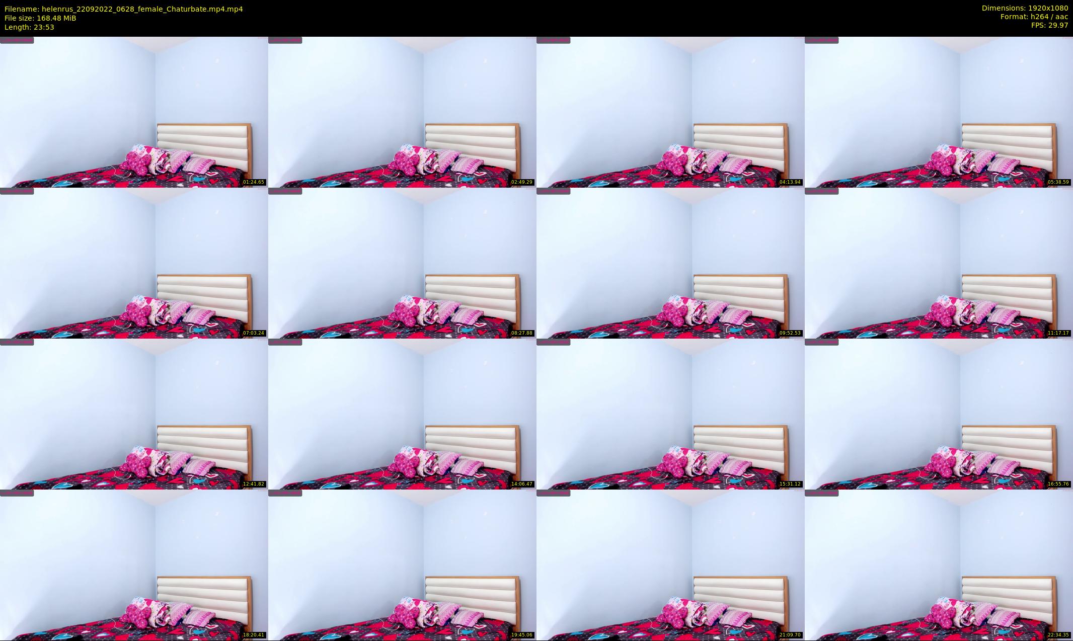 helenrus — 24 minute Chaturbate female cam show recording, 1080p, Sep 22, 2022