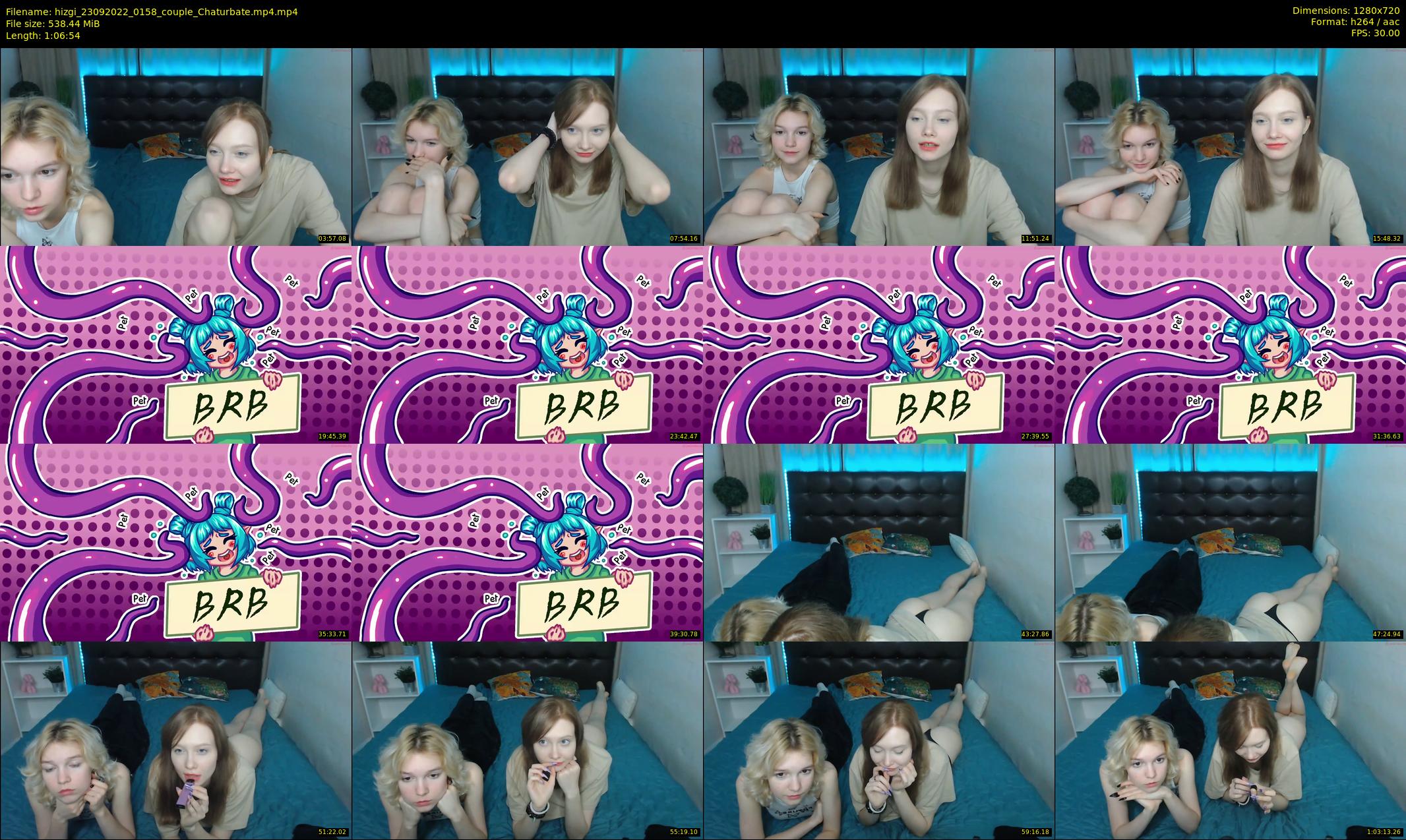 hizgi — 67 minute Chaturbate couple cam show recording, 720p, Sep 23, 2022