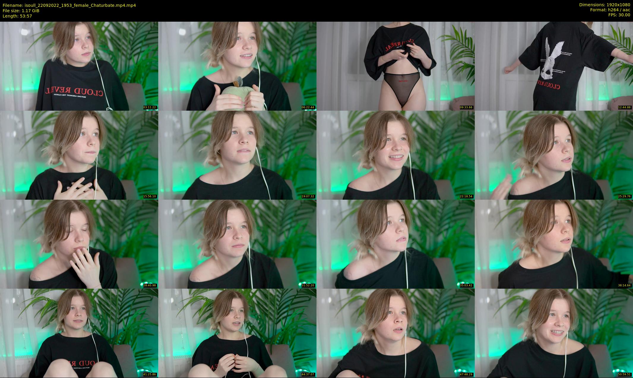 isoull — 54 minute Chaturbate female cam show recording, 1080p, Sep 22, 2022