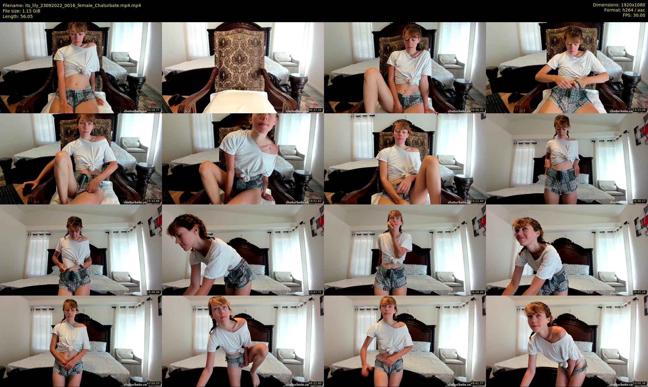 its_lily — 57 minute Chaturbate female cam show recording, 1080p, Sep 23, 2022