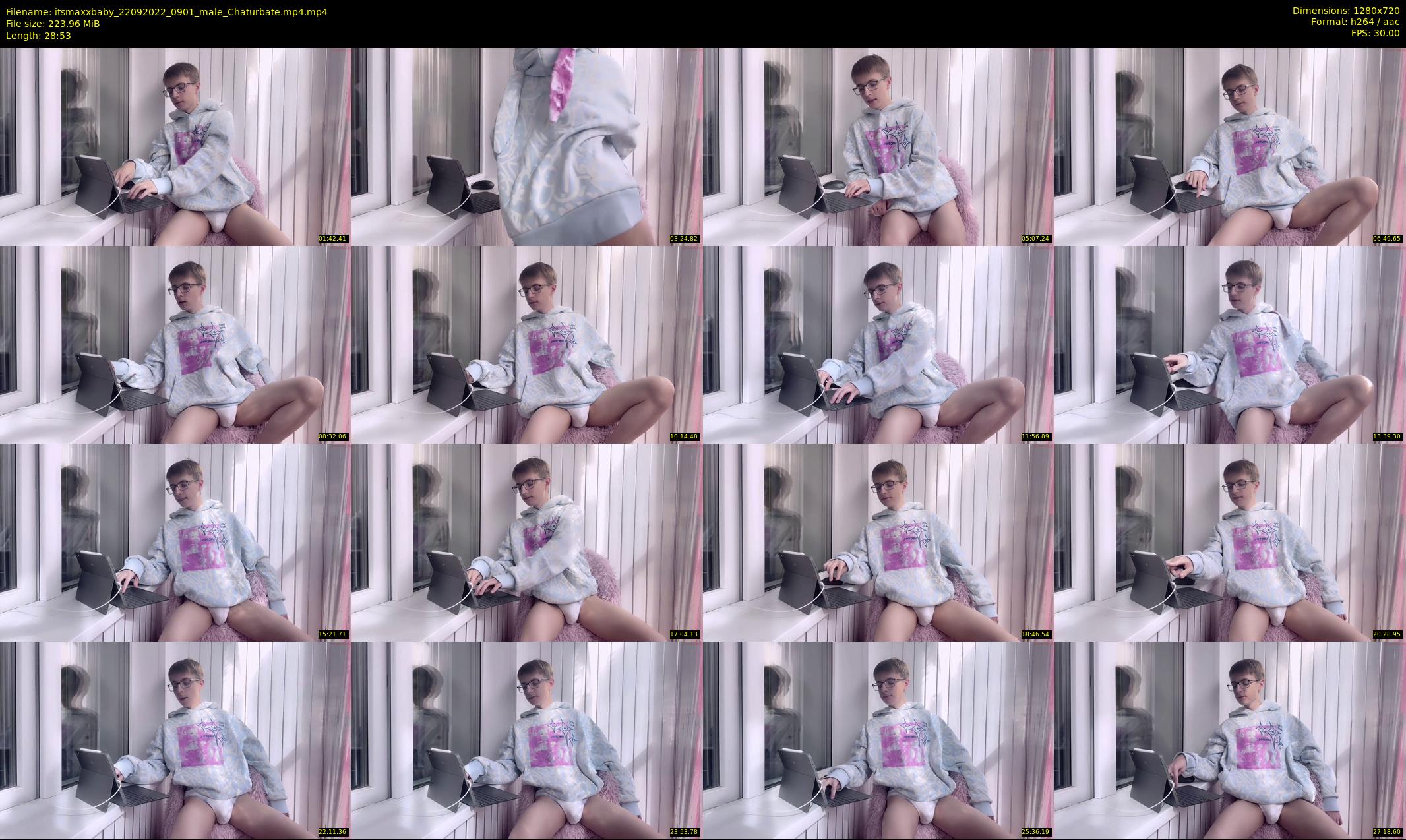 itsmaxxbaby — 29 minute Chaturbate male cam show recording, 720p, Sep 22, 2022