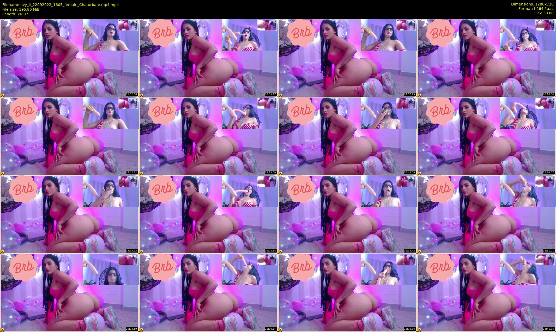 ivy_li — 27 minute Chaturbate female cam show recording, 720p, Sep 22, 2022