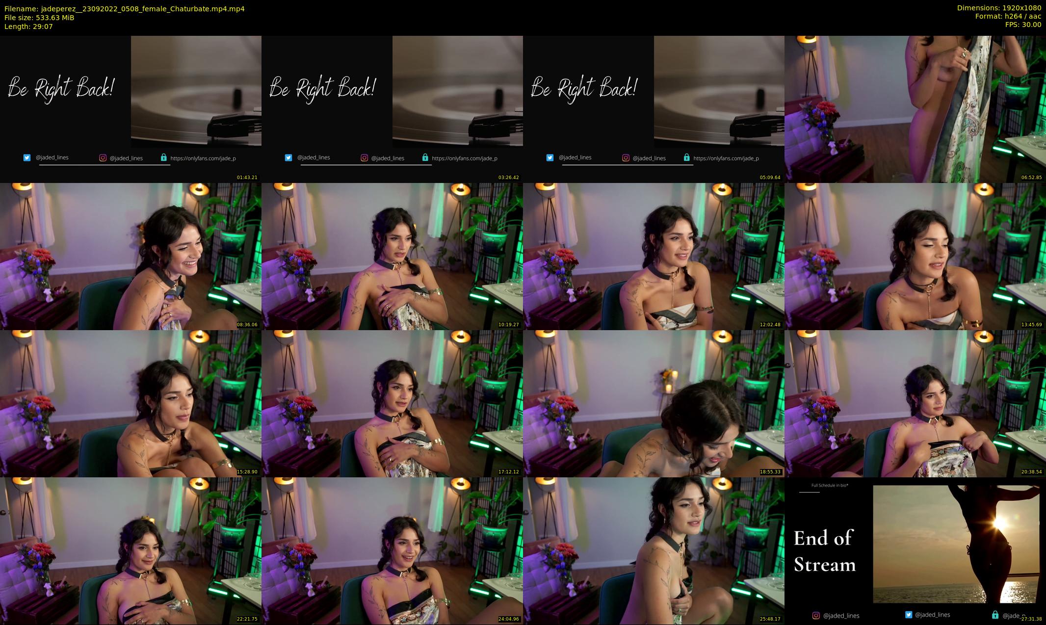 jadeperez_ — 30 minute Chaturbate female cam show recording, 1080p, Sep 23, 2022