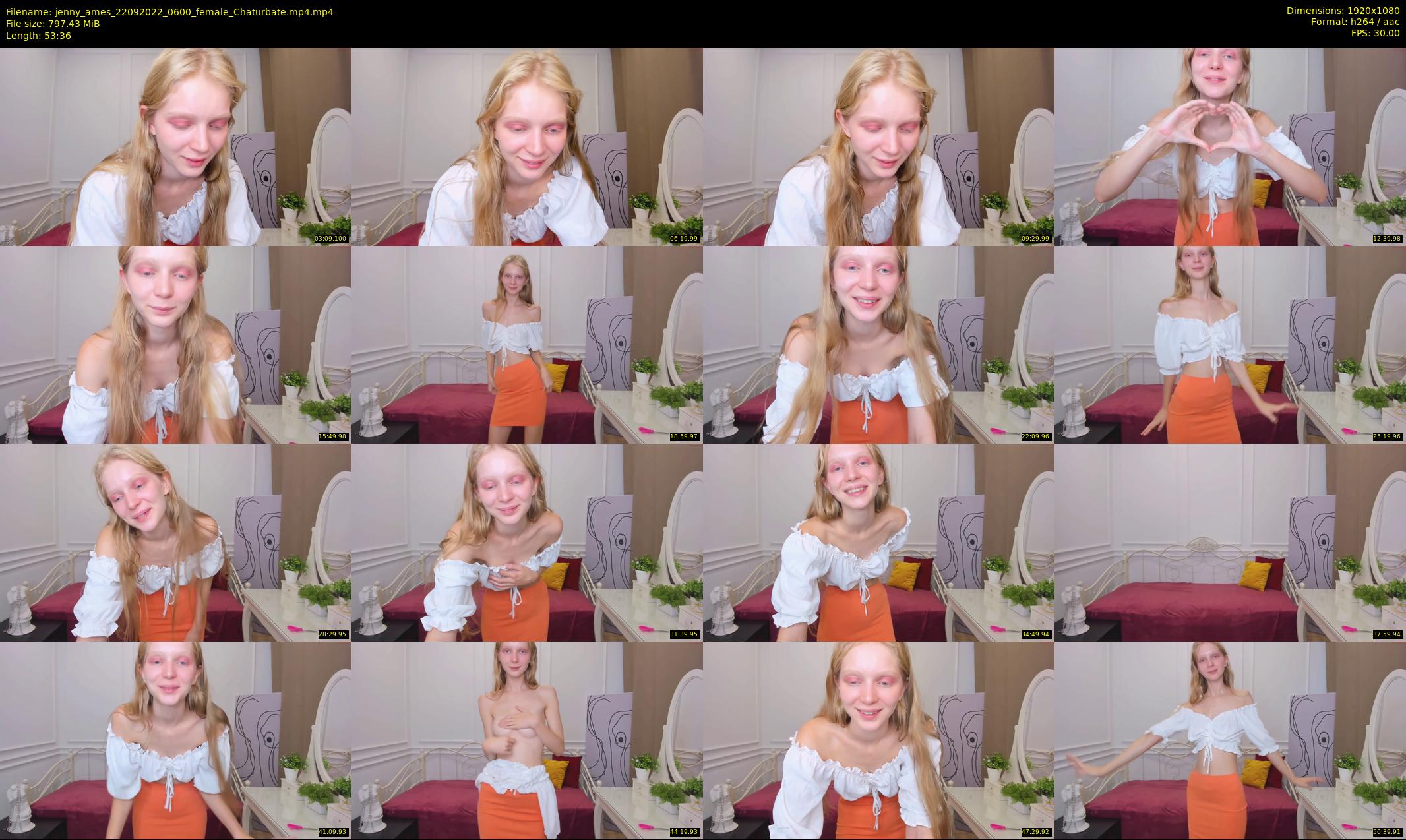 jenny_ames — 54 minute Chaturbate female cam show recording, 1080p, Sep 22, 2022
