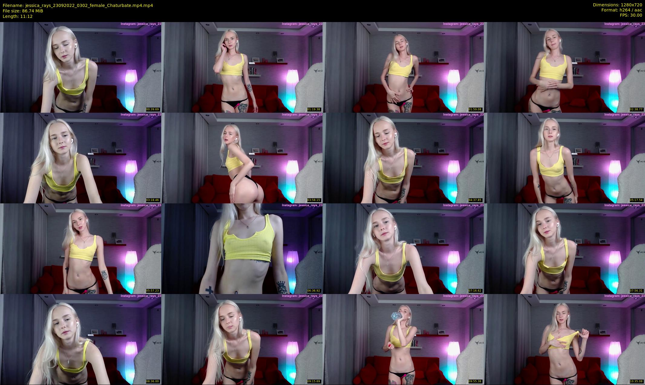 jessica_rays — 12 minute Chaturbate couple cam show recording, 720p, Sep 23, 2022
