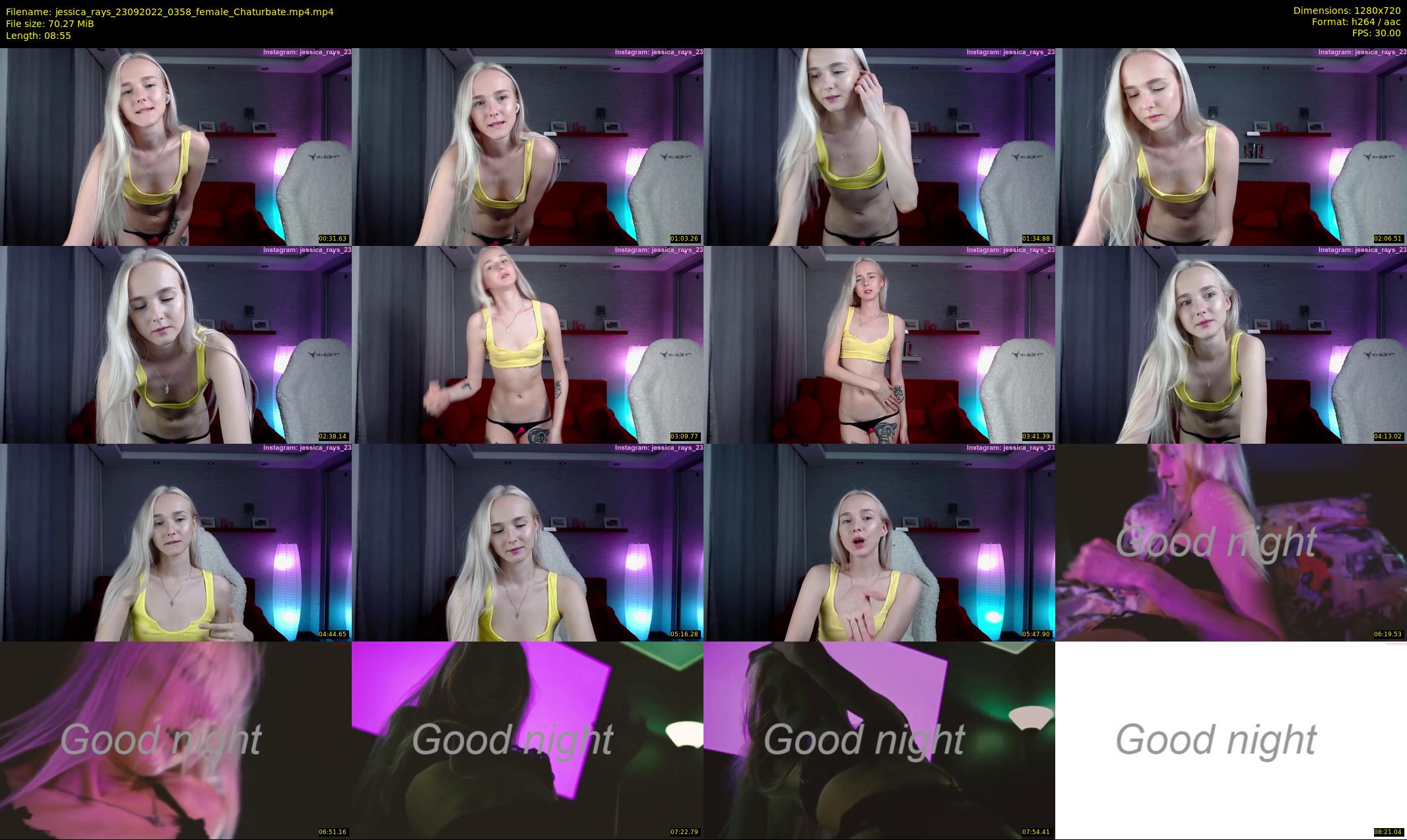 jessica_rays — 9 minute Chaturbate couple cam show recording, 720p, Sep 23, 2022