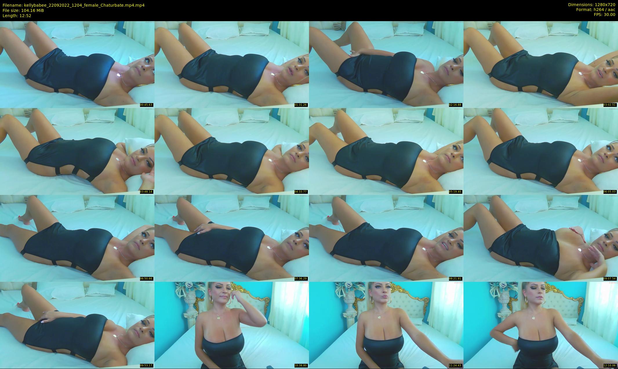 kellybabee — 13 minute Chaturbate female cam show recording, 720p, Sep 22, 2022
