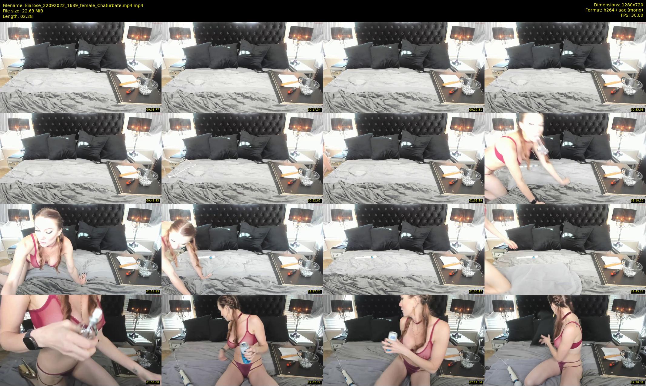 kiarose — 3 minute Chaturbate female cam show recording, 720p, Sep 22, 2022