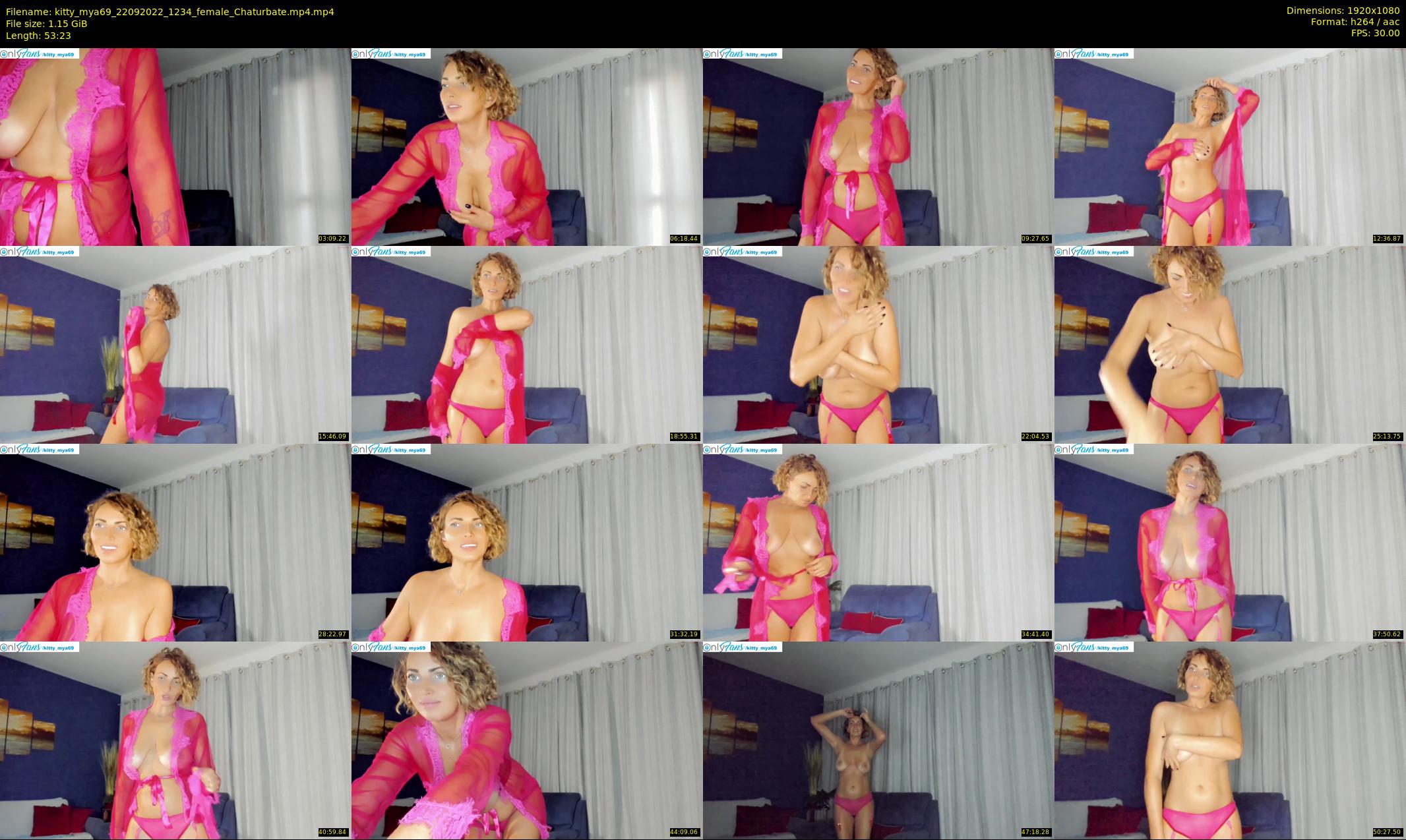 kitty_mya69 — 54 minute Chaturbate female cam show recording, 1080p, Sep 22, 2022