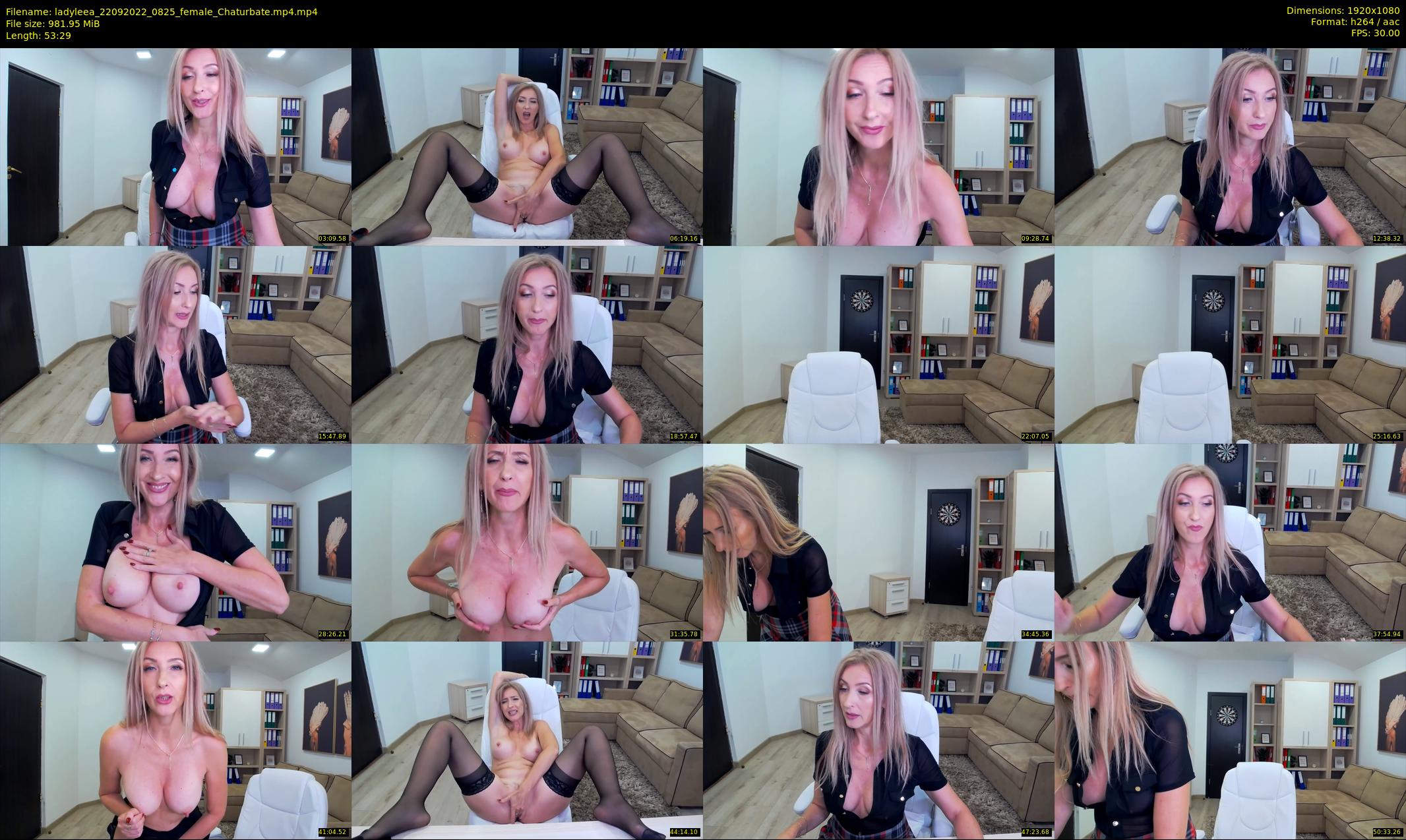 ladyleea — 54 minute Chaturbate female cam show recording, 1080p, Sep 22, 2022