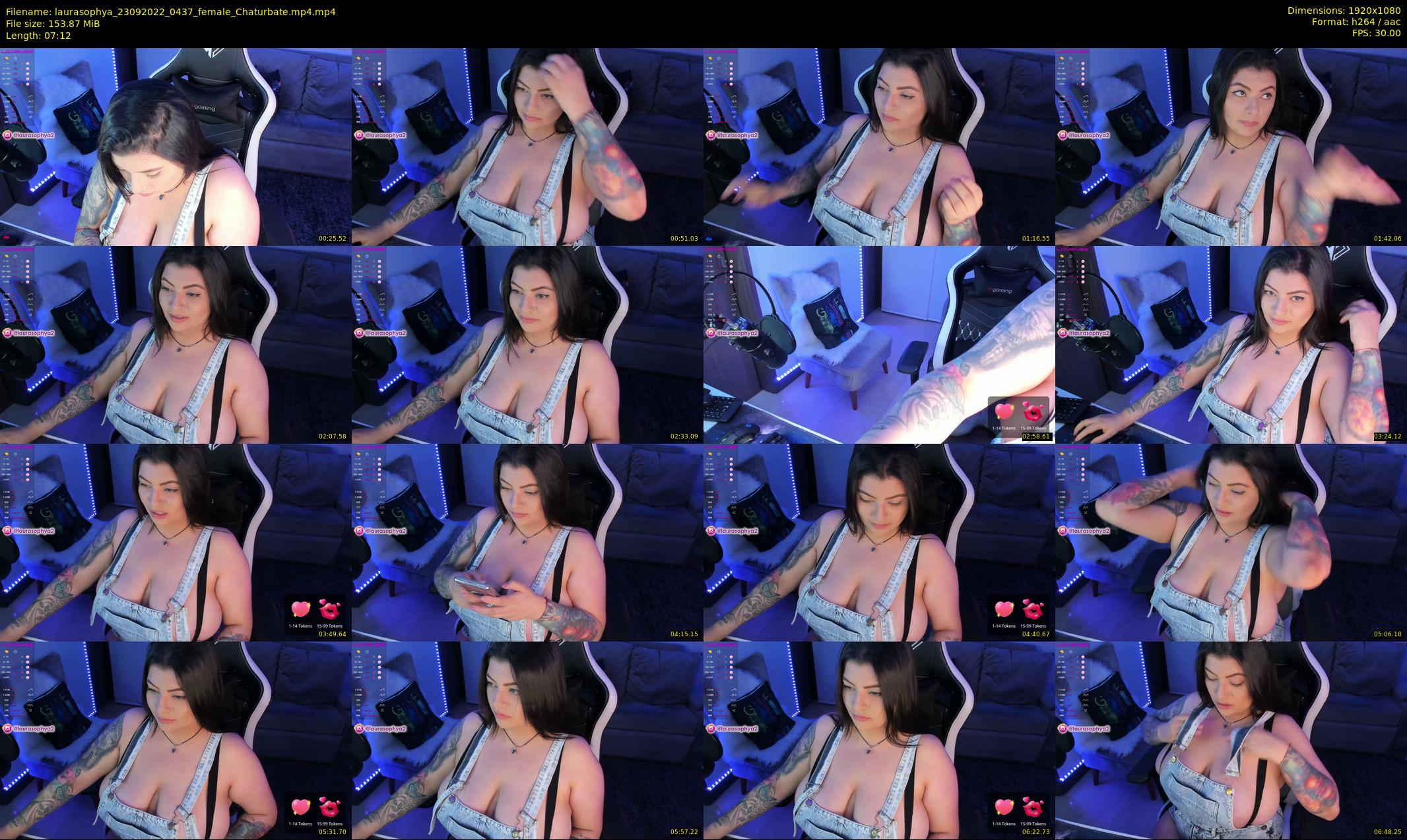 laurasophya — 8 minute Chaturbate female cam show recording, 1080p, Sep 23, 2022