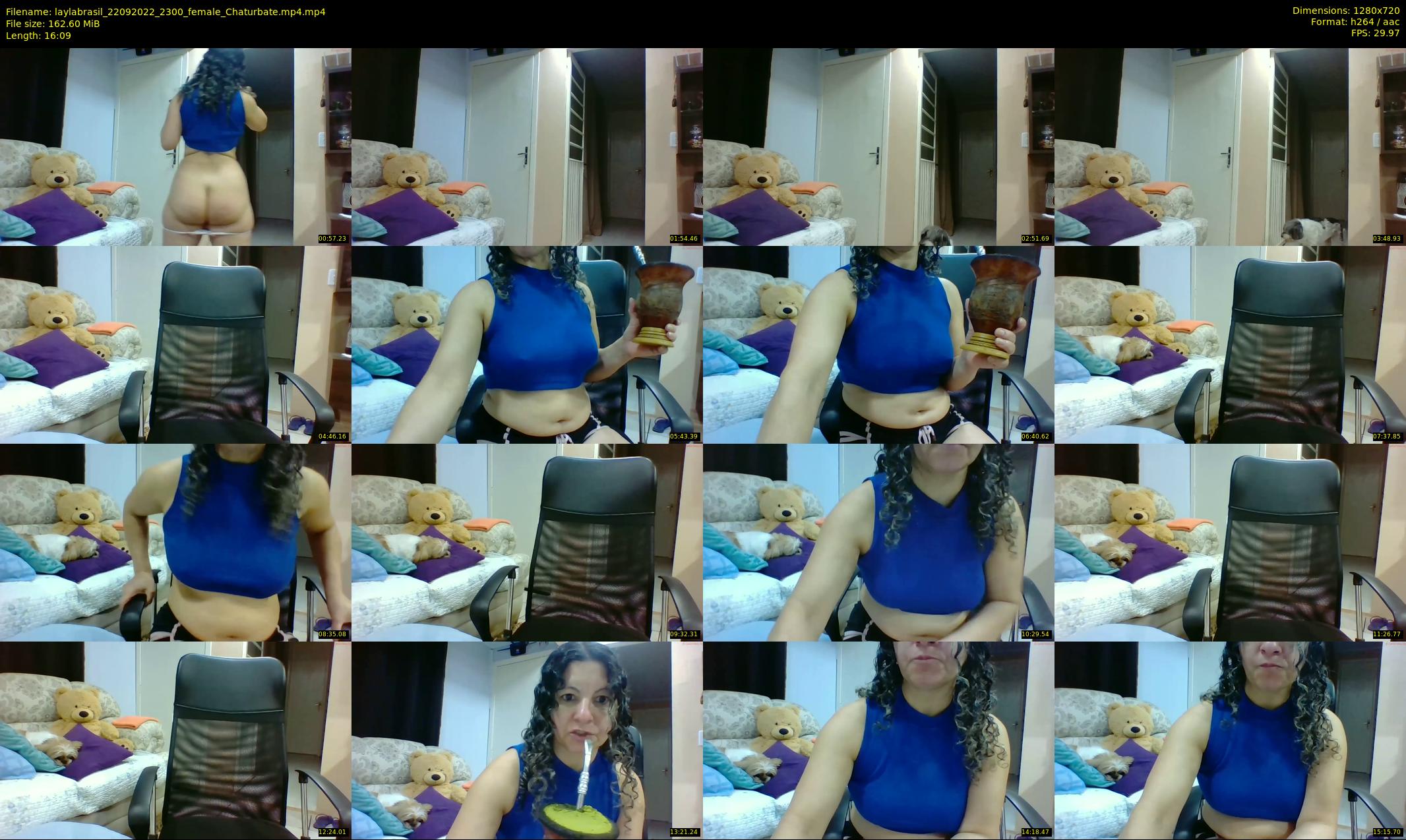 laylabrasil — 17 minute Chaturbate female cam show recording, 720p, Sep 22, 2022