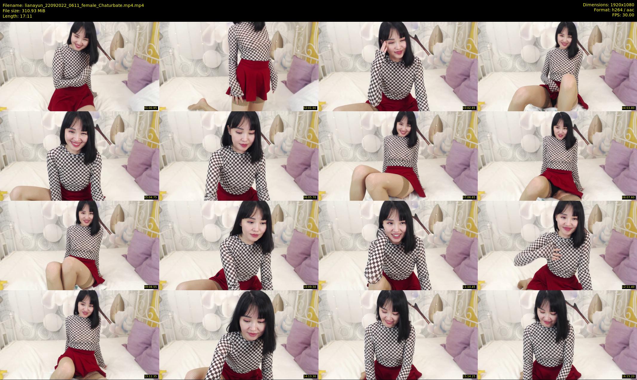 lianayun — 18 minute Chaturbate female cam show recording, 1080p, Sep 22, 2022