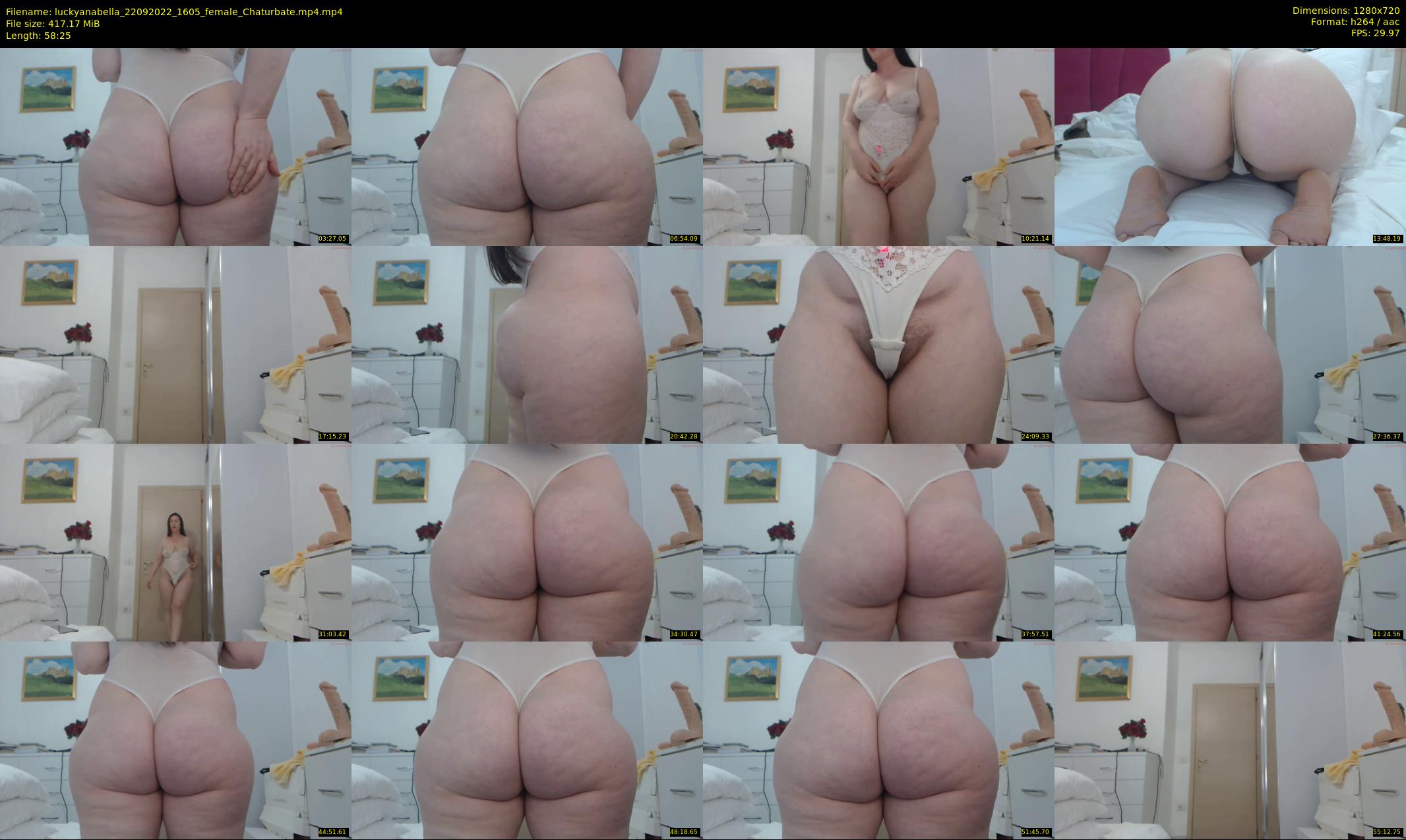 luckyanabella — 59 minute Chaturbate female cam show recording, 720p, Sep 22, 2022