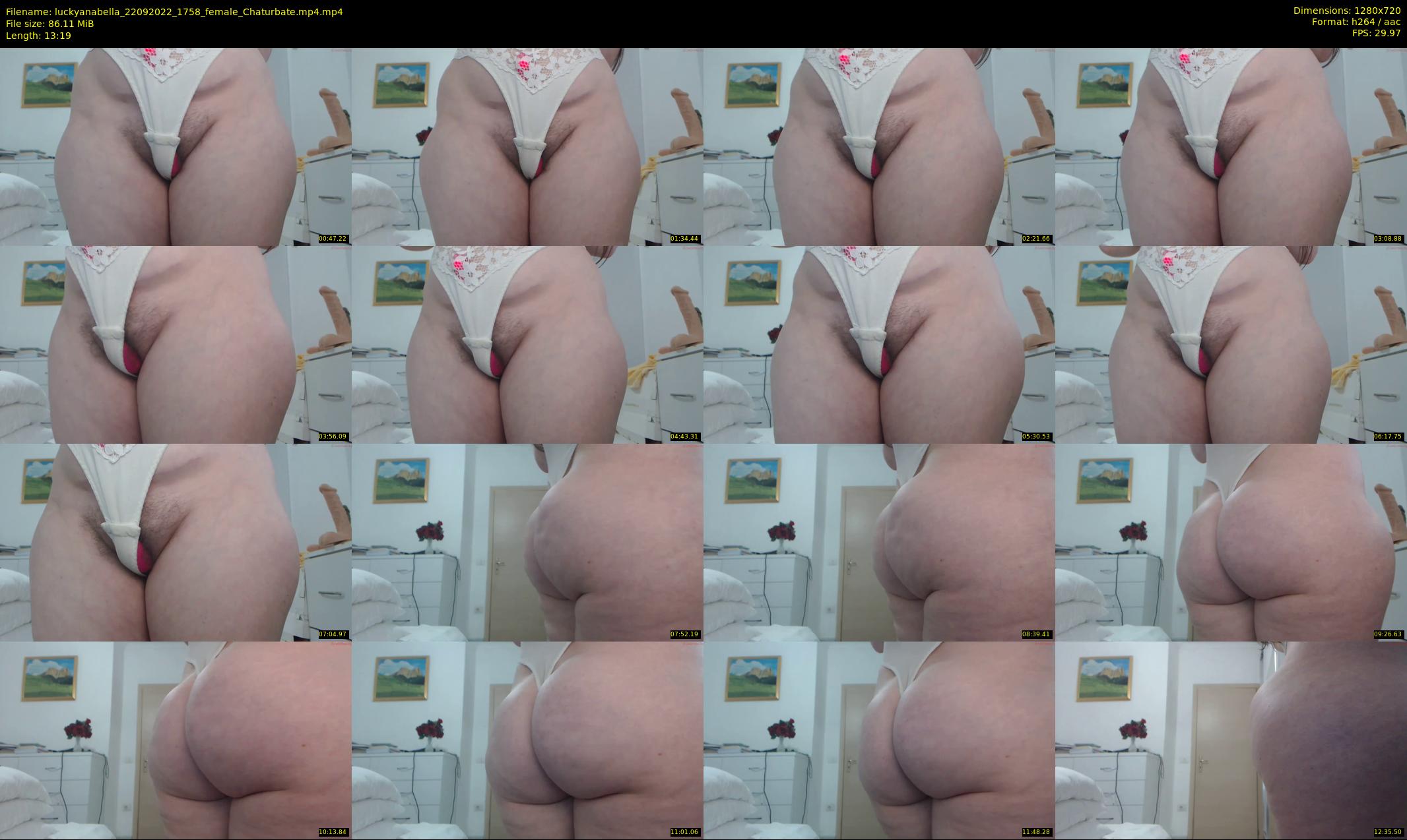 luckyanabella — 14 minute Chaturbate female cam show recording, 720p, Sep 22, 2022