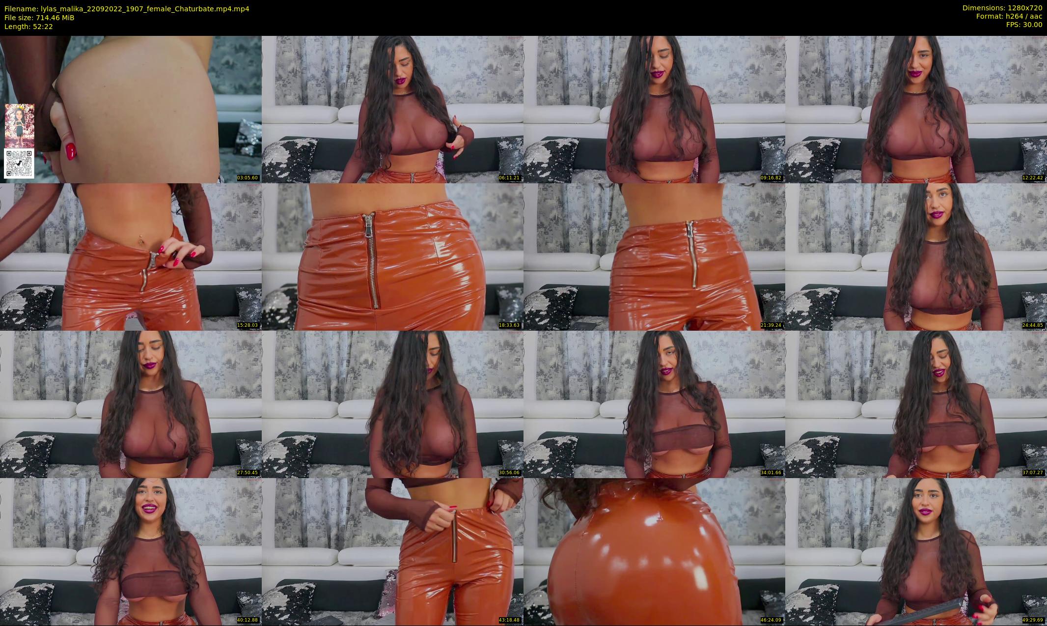lylas_malika — 53 minute Chaturbate female cam show recording, 720p, Sep 22, 2022