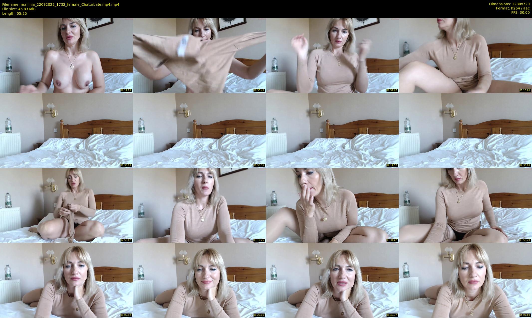 mallinia — 6 minute Chaturbate female cam show recording, 720p, Sep 22, 2022