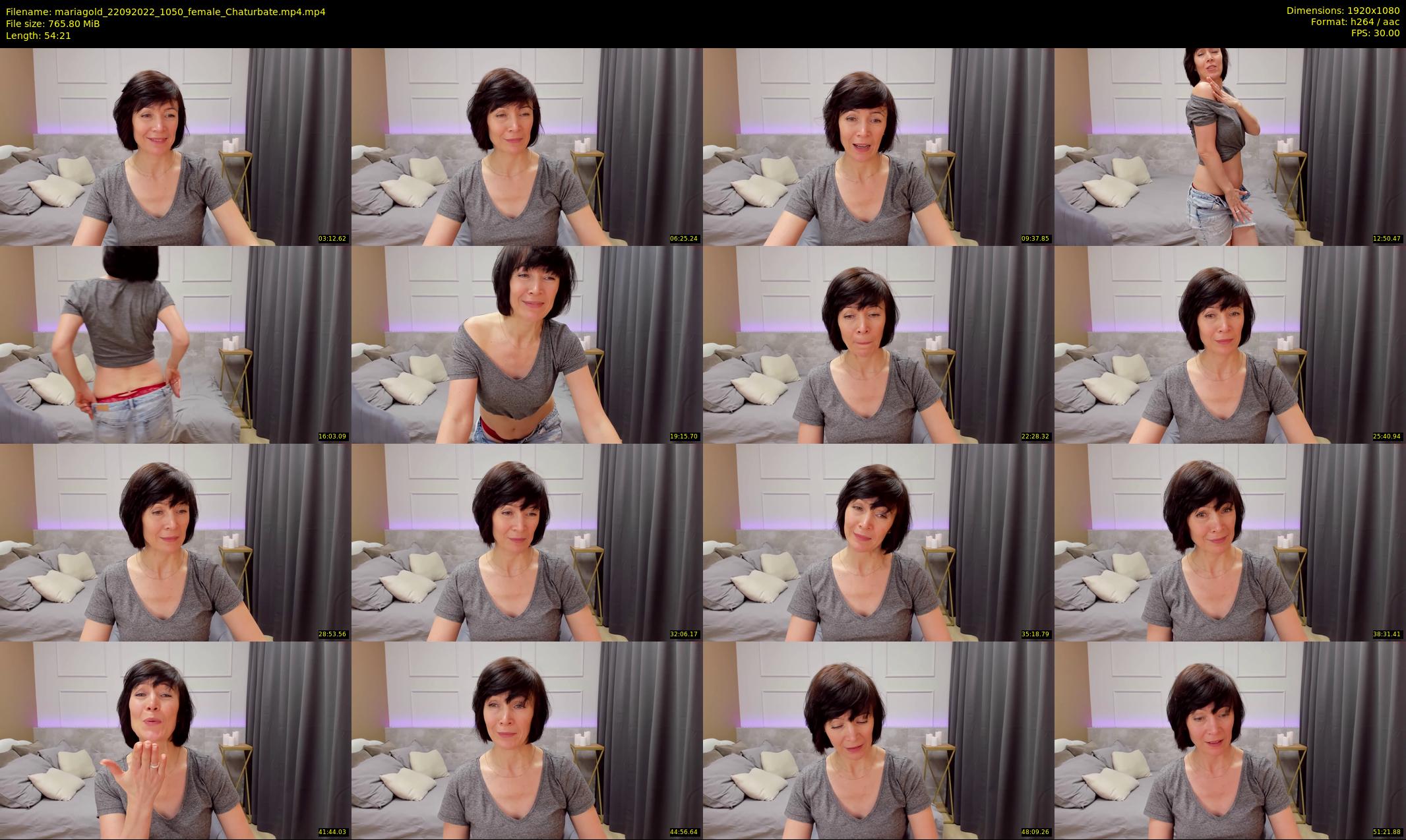 mariagold — 55 minute Chaturbate female cam show recording, 1080p, Sep 22, 2022