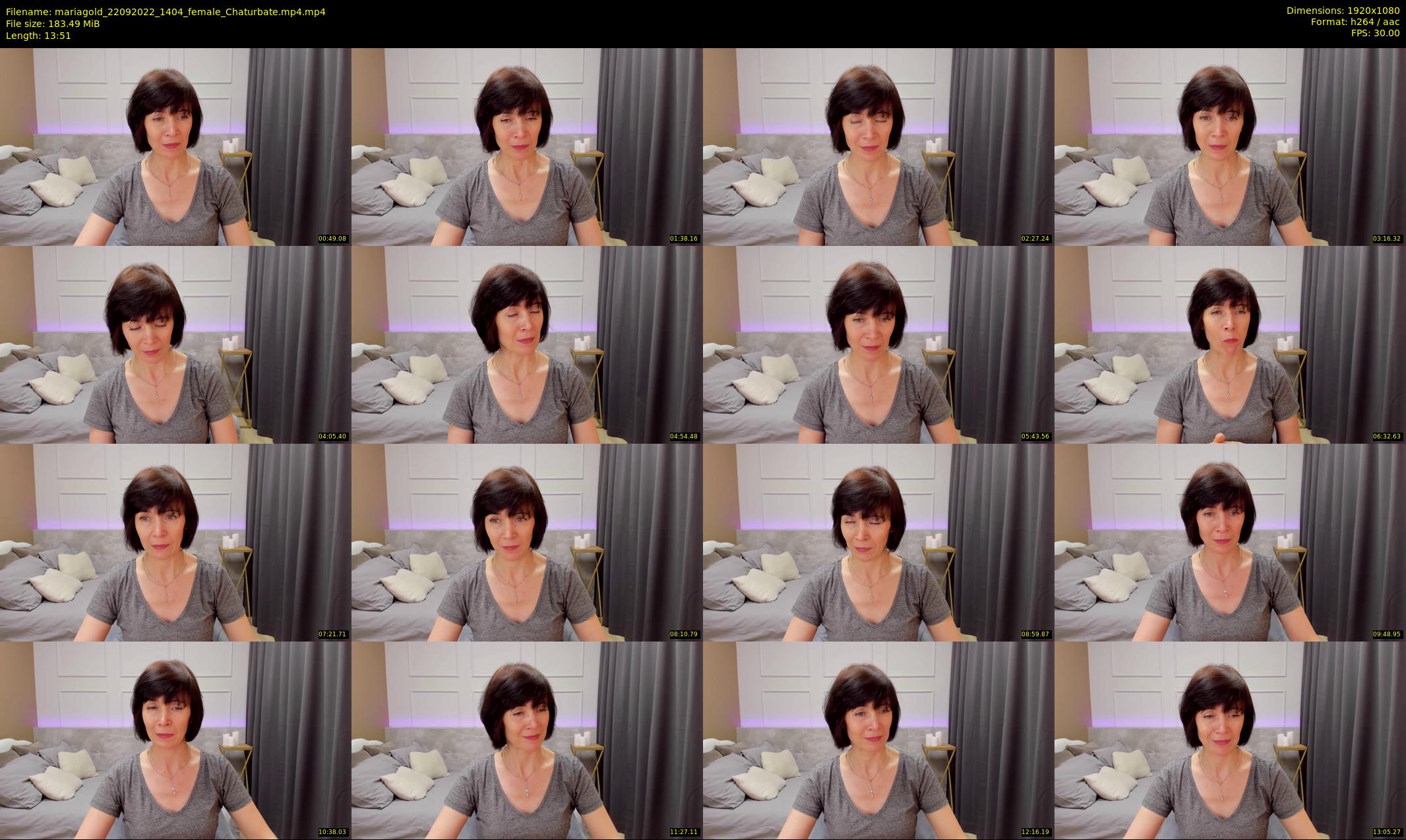 mariagold — 14 minute Chaturbate female cam show recording, 1080p, Sep 22, 2022