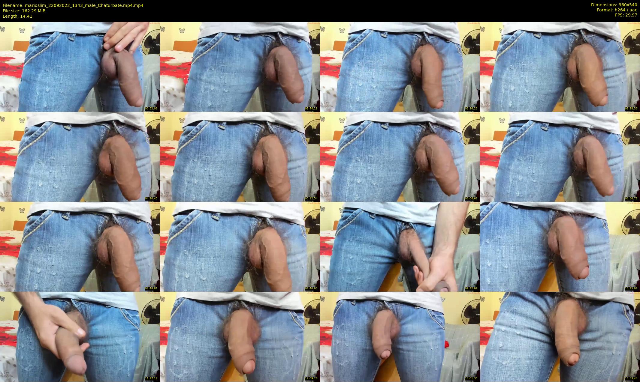marioslim — 15 minute Chaturbate male cam show recording, 480p, Sep 22, 2022