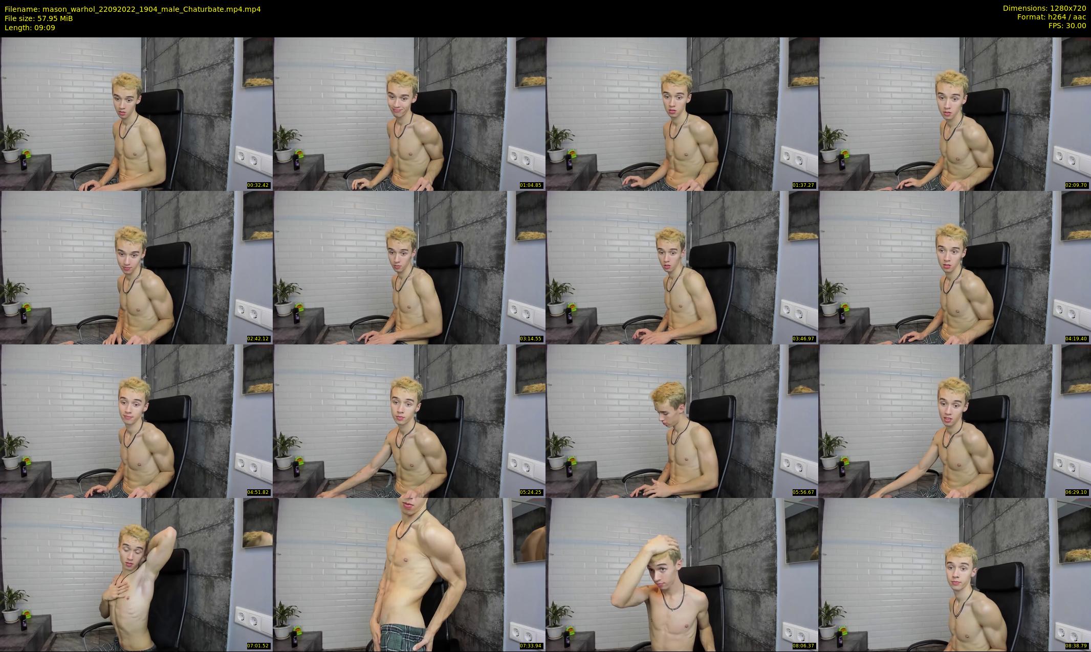 mason_warhol — 10 minute Chaturbate male cam show recording, 720p, Sep 22, 2022