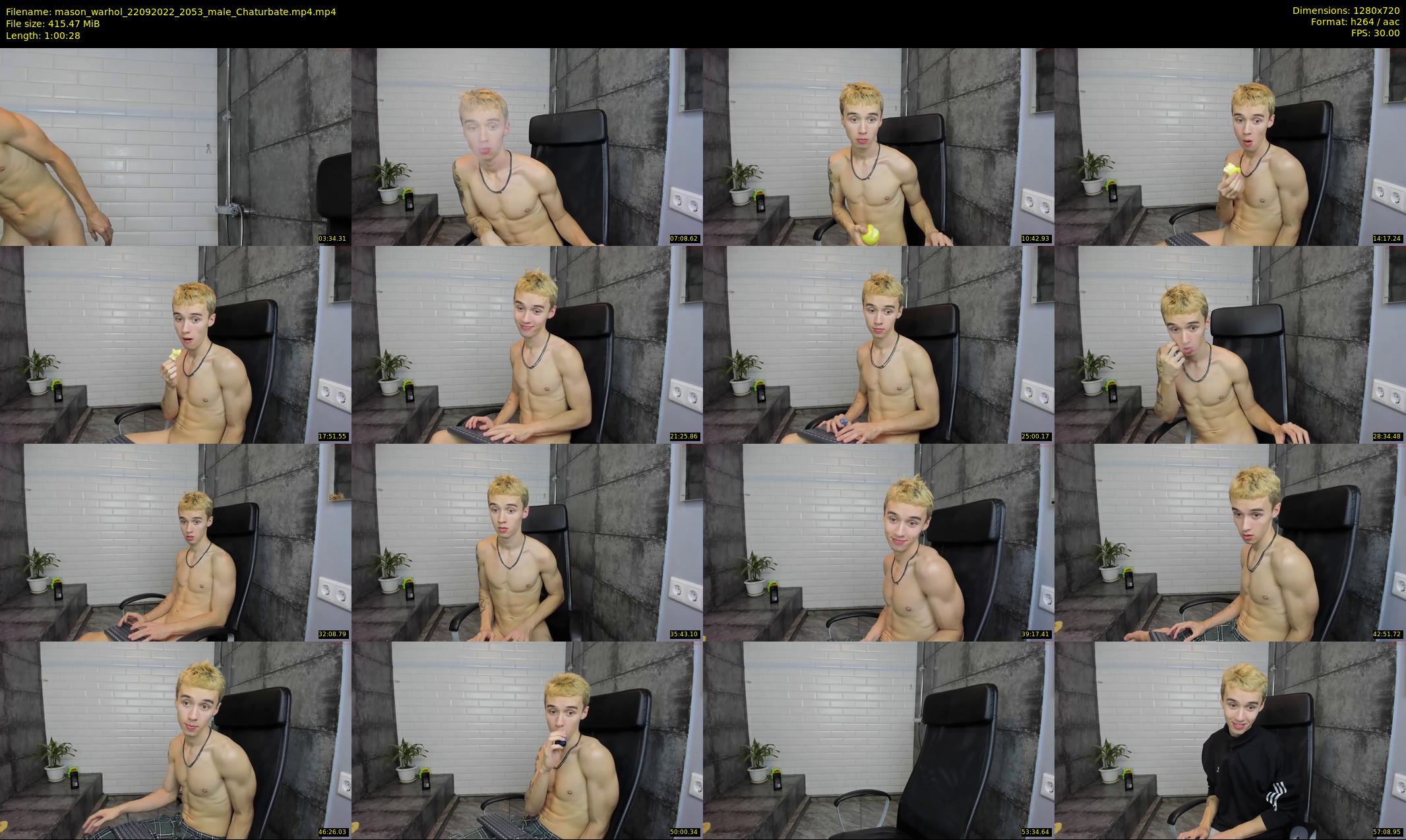 mason_warhol — 61 minute Chaturbate male cam show recording, 720p, Sep 22, 2022