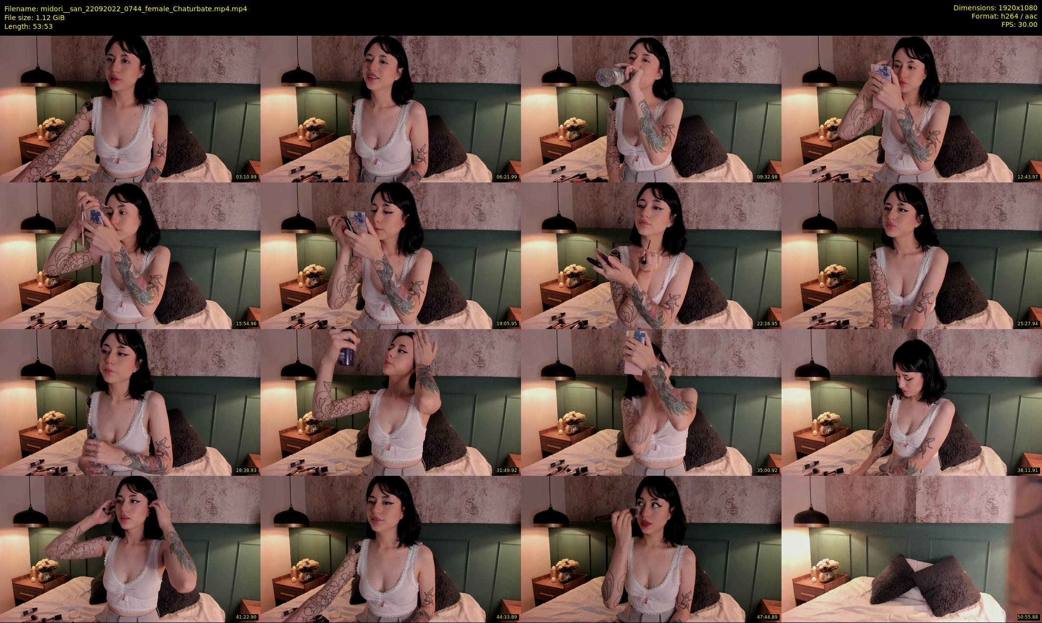 midori__san — 54 minute Chaturbate female cam show recording, 1080p, Sep 22, 2022