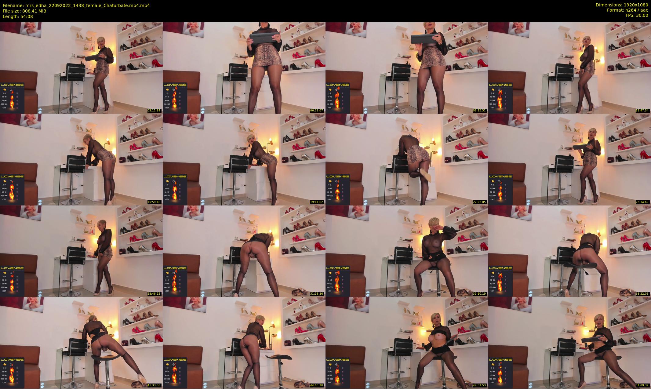 mrs_edha — 55 minute Chaturbate female cam show recording, 1080p, Sep 22, 2022