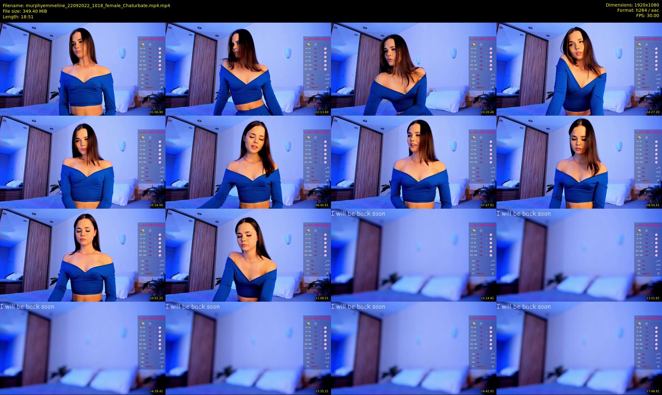 murphyemmeline — 19 minute Chaturbate female cam show recording, 1080p, Sep 22, 2022