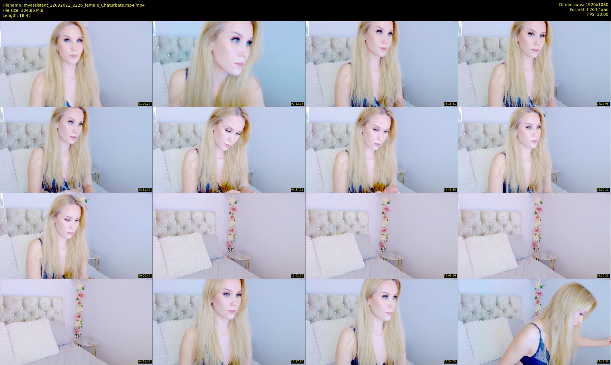 myassistant — 19 minute Chaturbate female cam show recording, 1080p, Sep 22, 2022