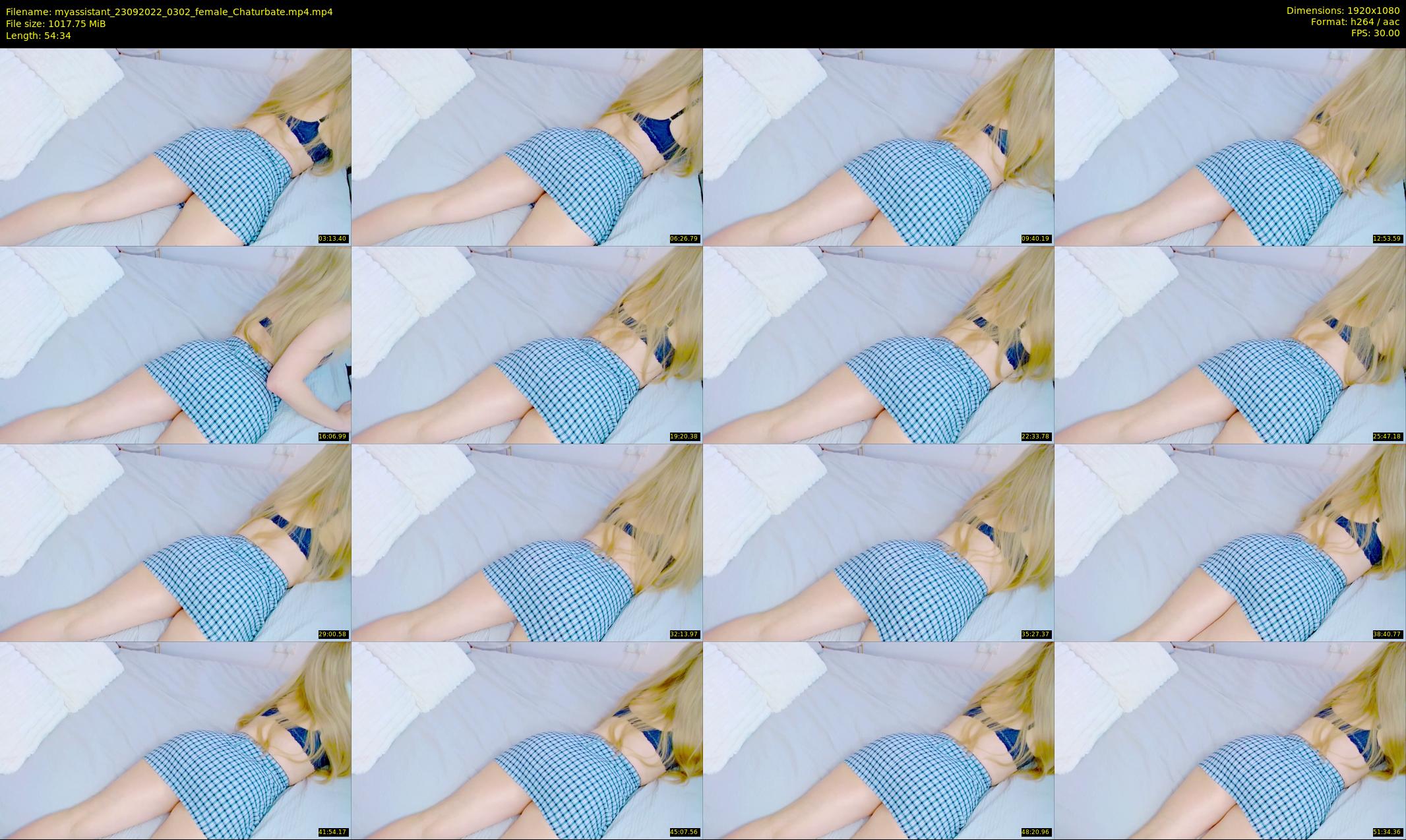 myassistant — 55 minute Chaturbate female cam show recording, 1080p, Sep 23, 2022
