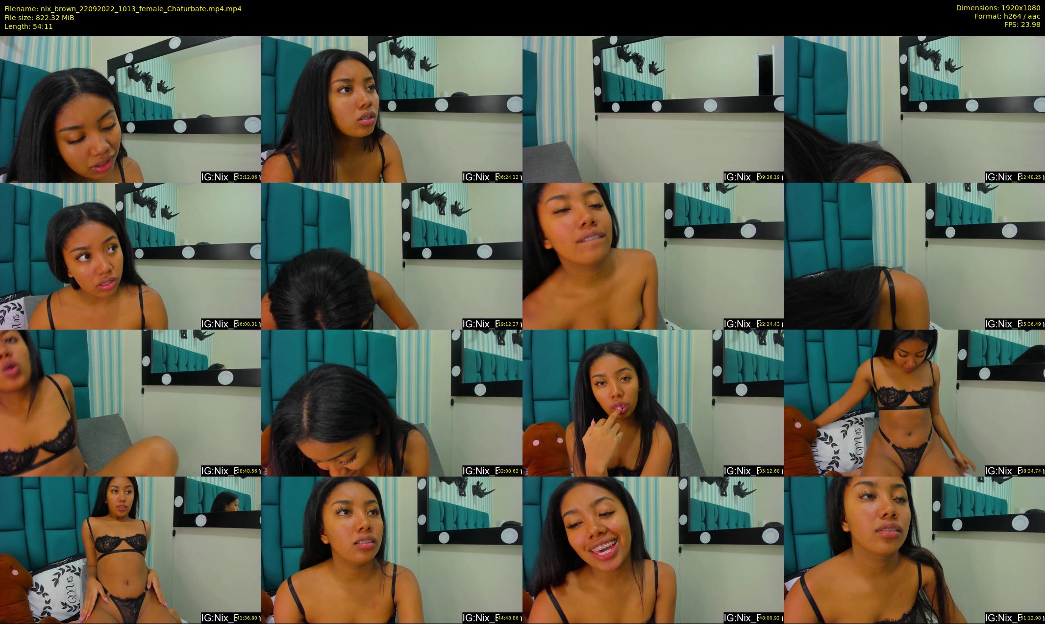 nix_brown — 55 minute Chaturbate female cam show recording, 1080p, Sep 22, 2022