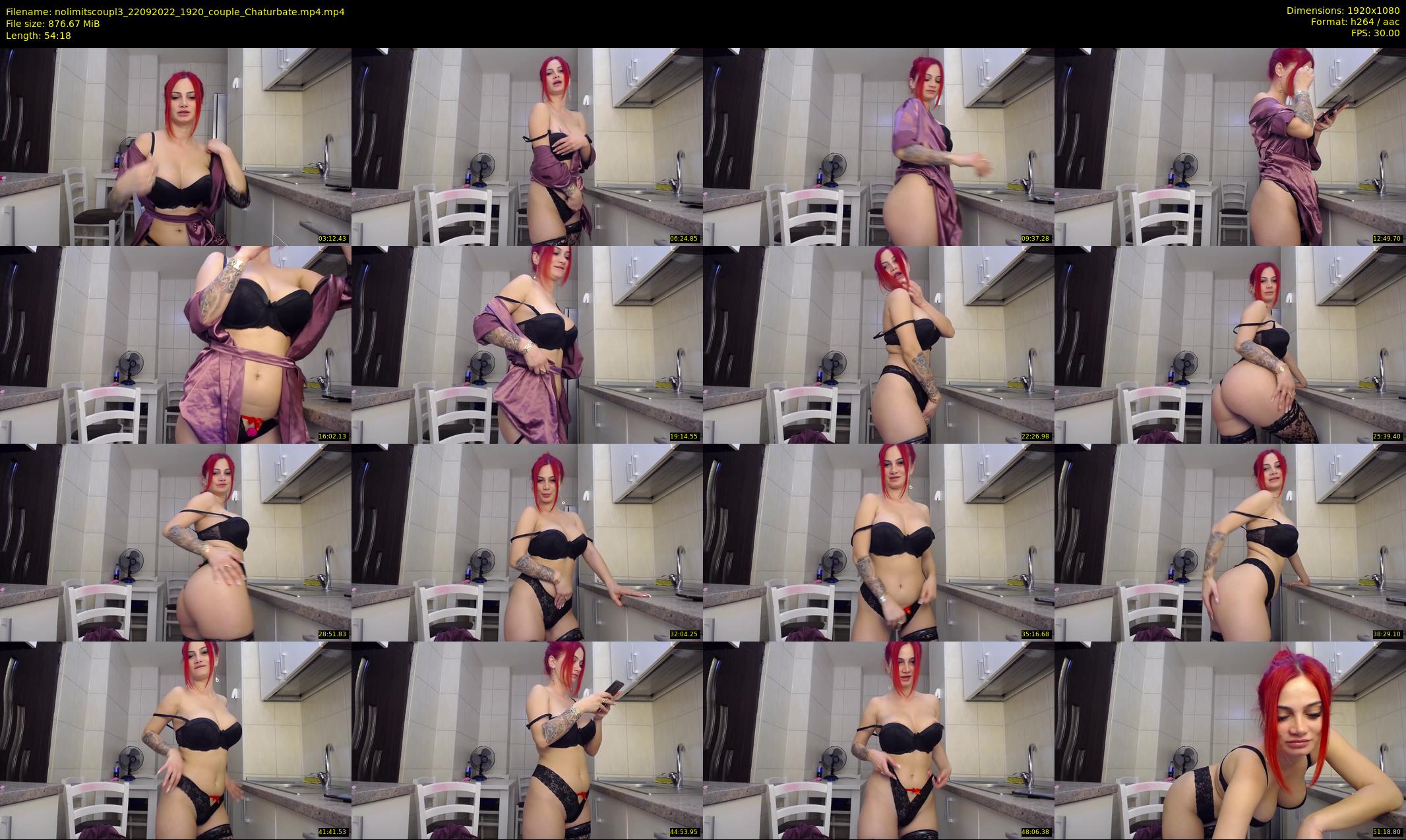 nolimitscoupl3 — 55 minute Chaturbate couple cam show recording, 1080p, Sep 22, 2022