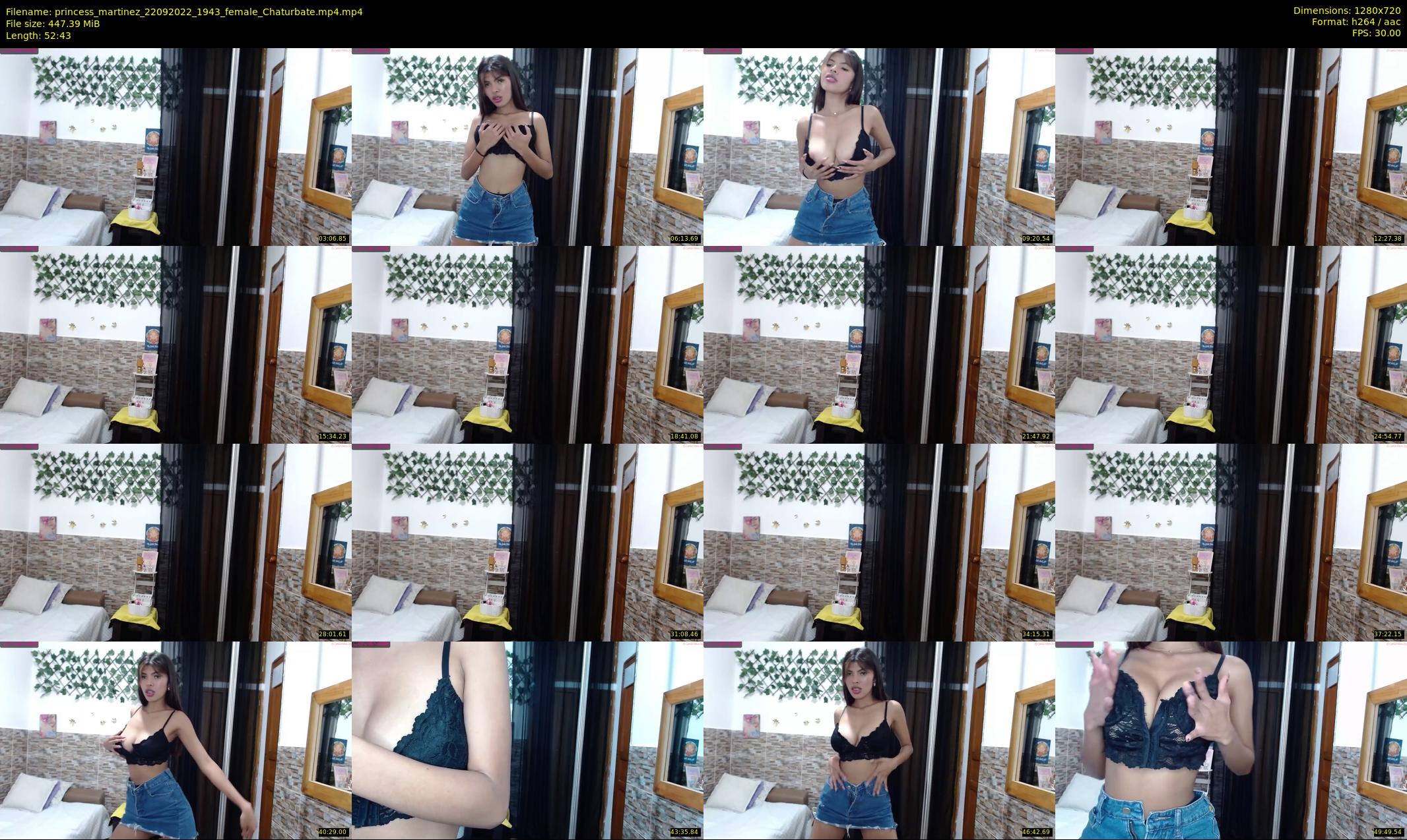 princess_martinez — 53 minute Chaturbate female cam show recording, 720p, Sep 22, 2022
