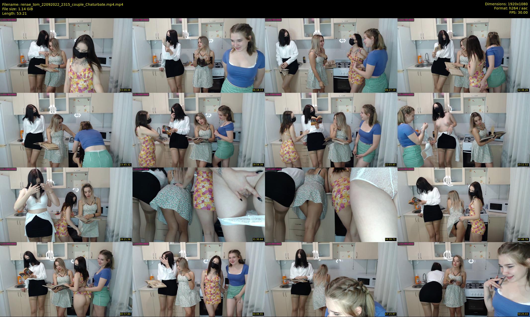 renae_tom — 54 minute Chaturbate couple cam show recording, 1080p, Sep 22, 2022