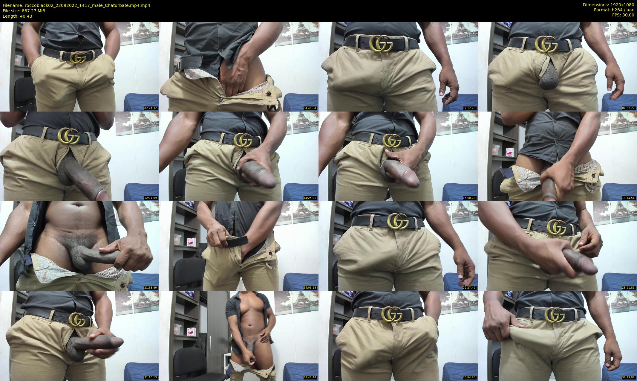 roccoblack02 — 41 minute Chaturbate male cam show recording, 1080p, Sep 22, 2022