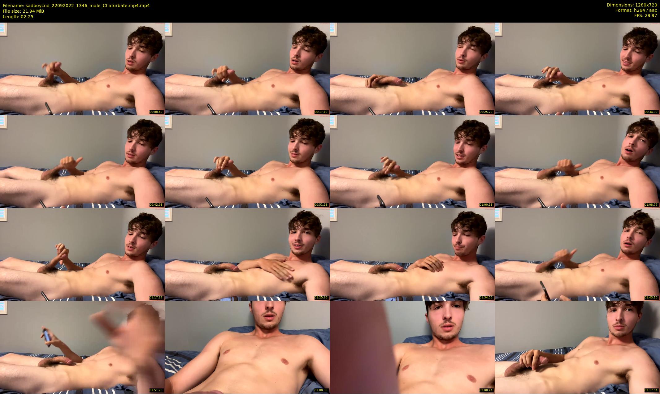 sadboycnd — 3 minute Chaturbate male cam show recording, 720p, Sep 22, 2022