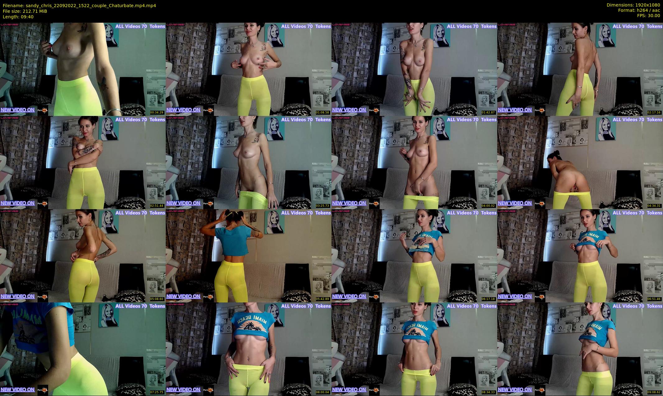 sandy_chris — 10 minute Chaturbate couple cam show recording, 1080p, Sep 22, 2022