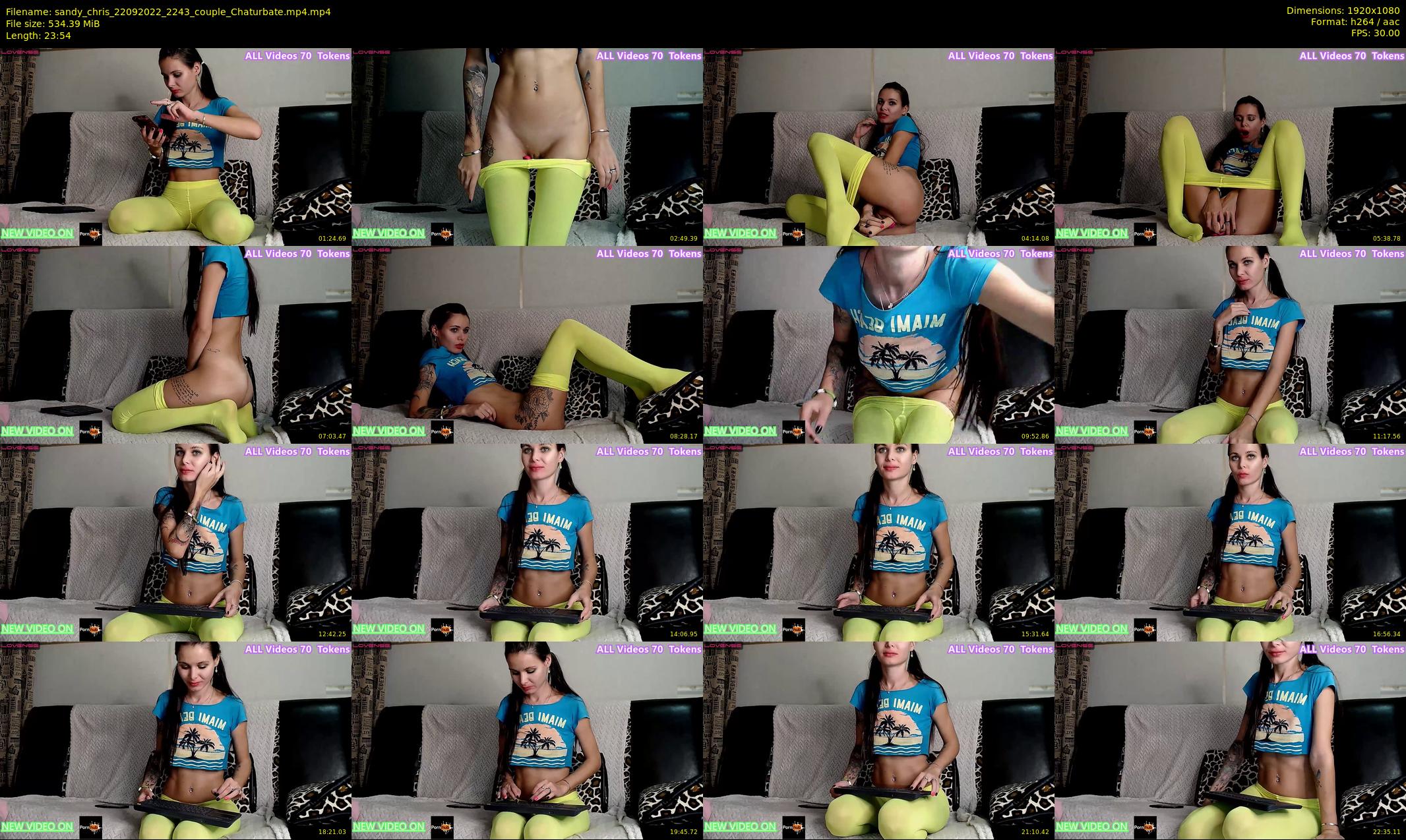sandy_chris — 24 minute Chaturbate couple cam show recording, 1080p, Sep 22, 2022
