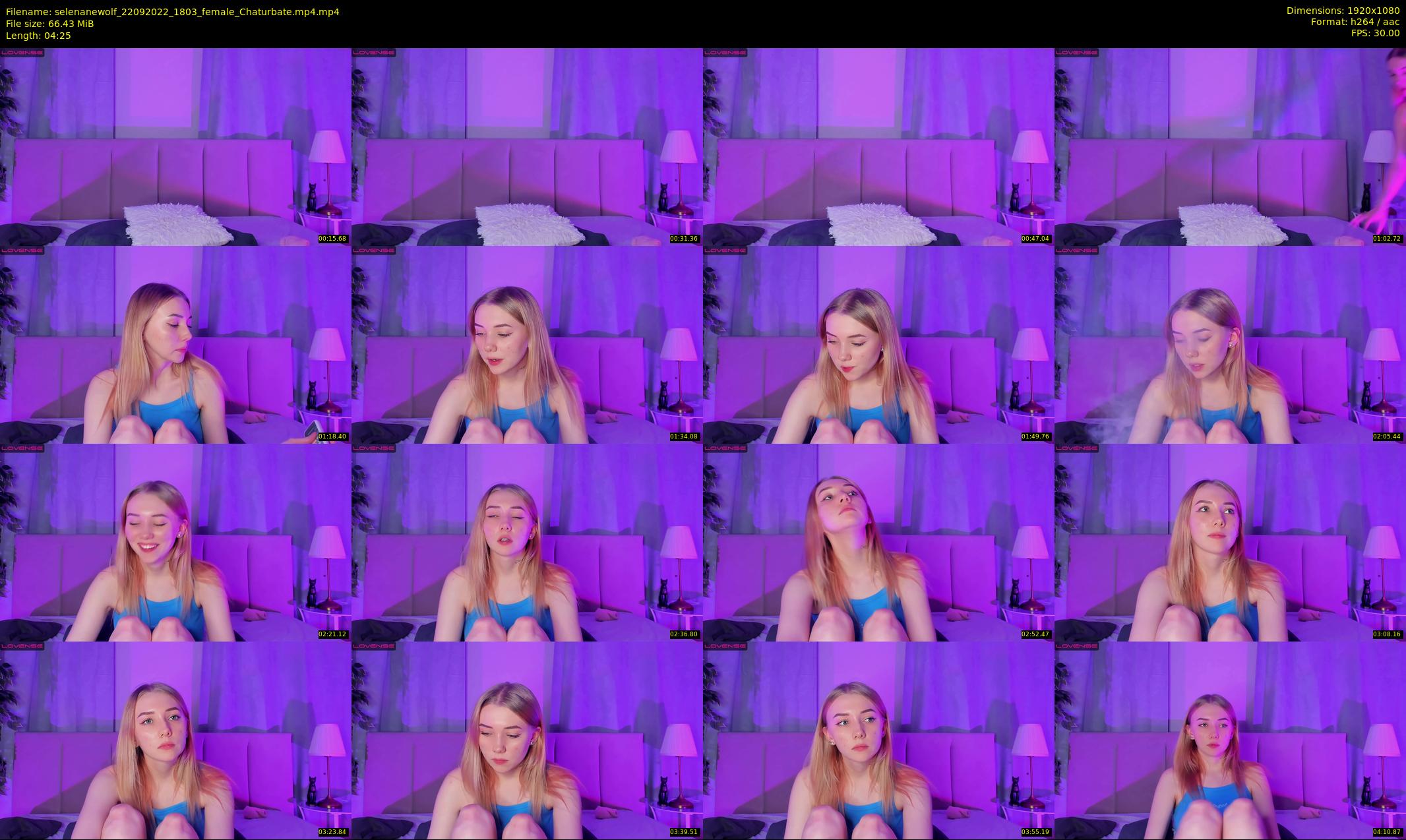 selenanewolf — 5 minute Chaturbate couple cam show recording, 1080p, Sep 22, 2022
