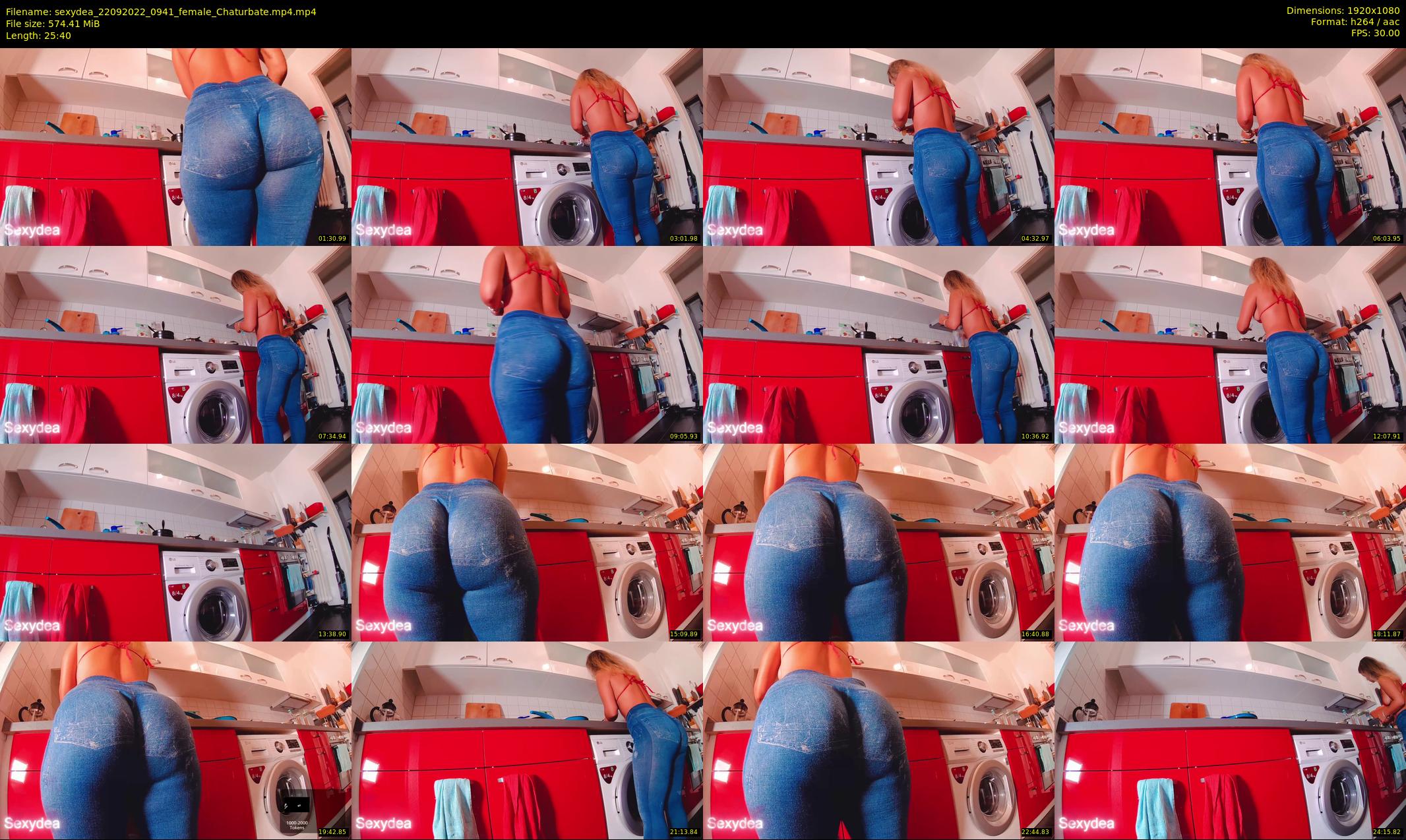 sexydea — 26 minute Chaturbate female cam show recording, 1080p, Sep 22, 2022