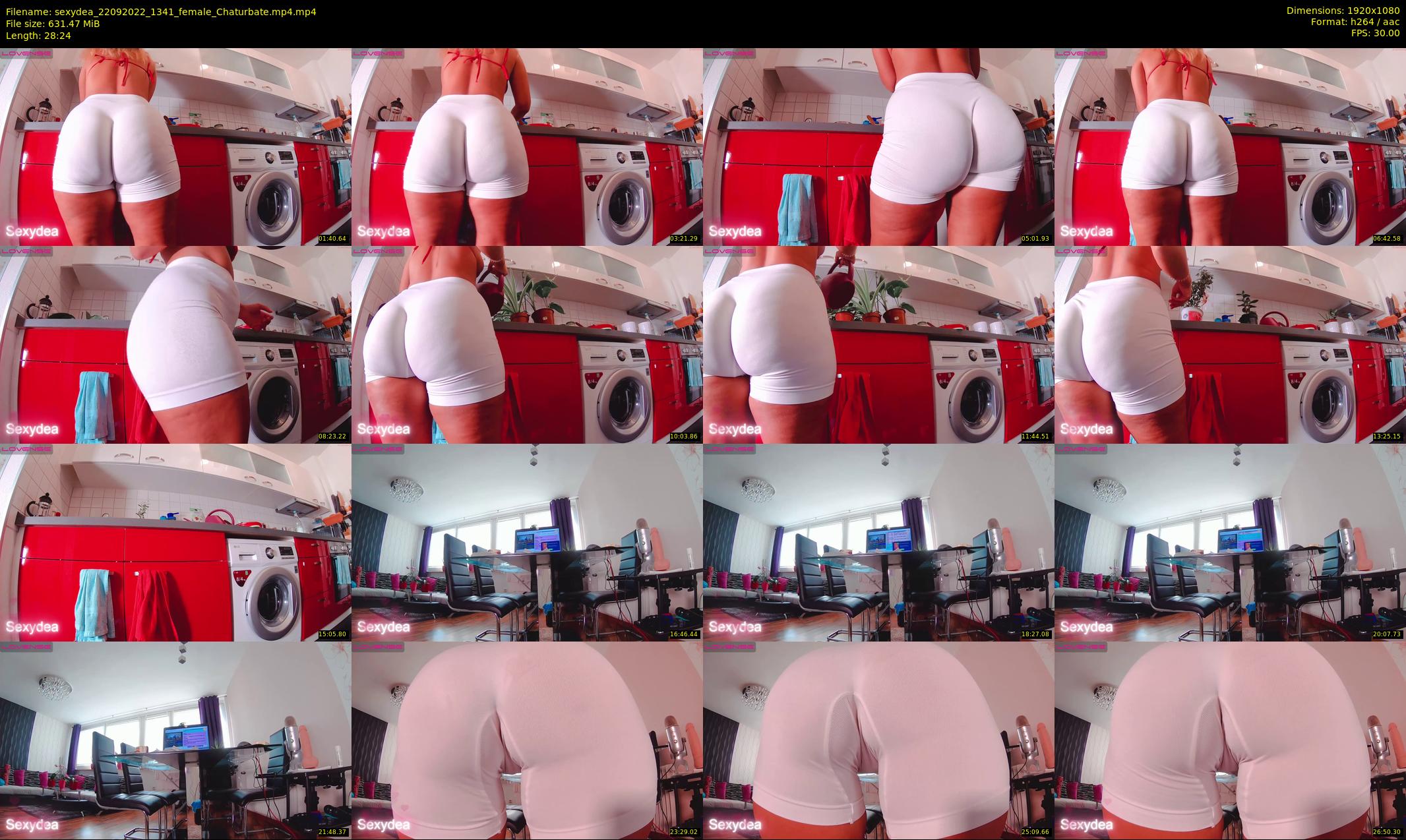sexydea — 29 minute Chaturbate female cam show recording, 1080p, Sep 22, 2022